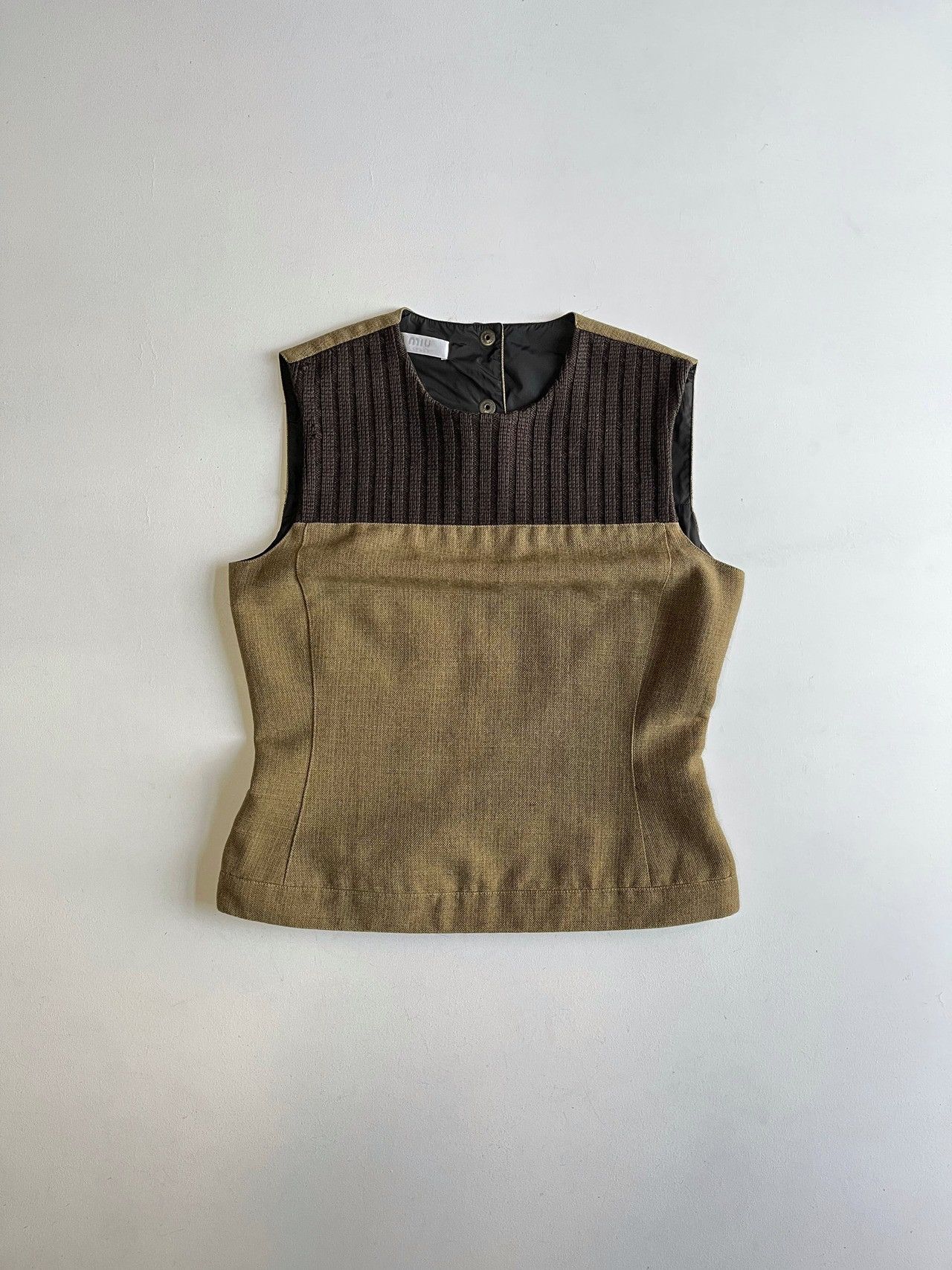 Miu Miu MIU MIU 1999AW Wool Vest Size S / US 4 / IT 40 - 1 Thumbnail