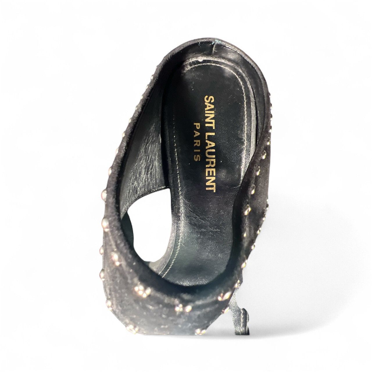Saint Laurent Paris SAINT LAURENT MICA 105 SUEDE HEEL SANDAL Size US 7.5 / IT 37.5 - 8 Thumbnail