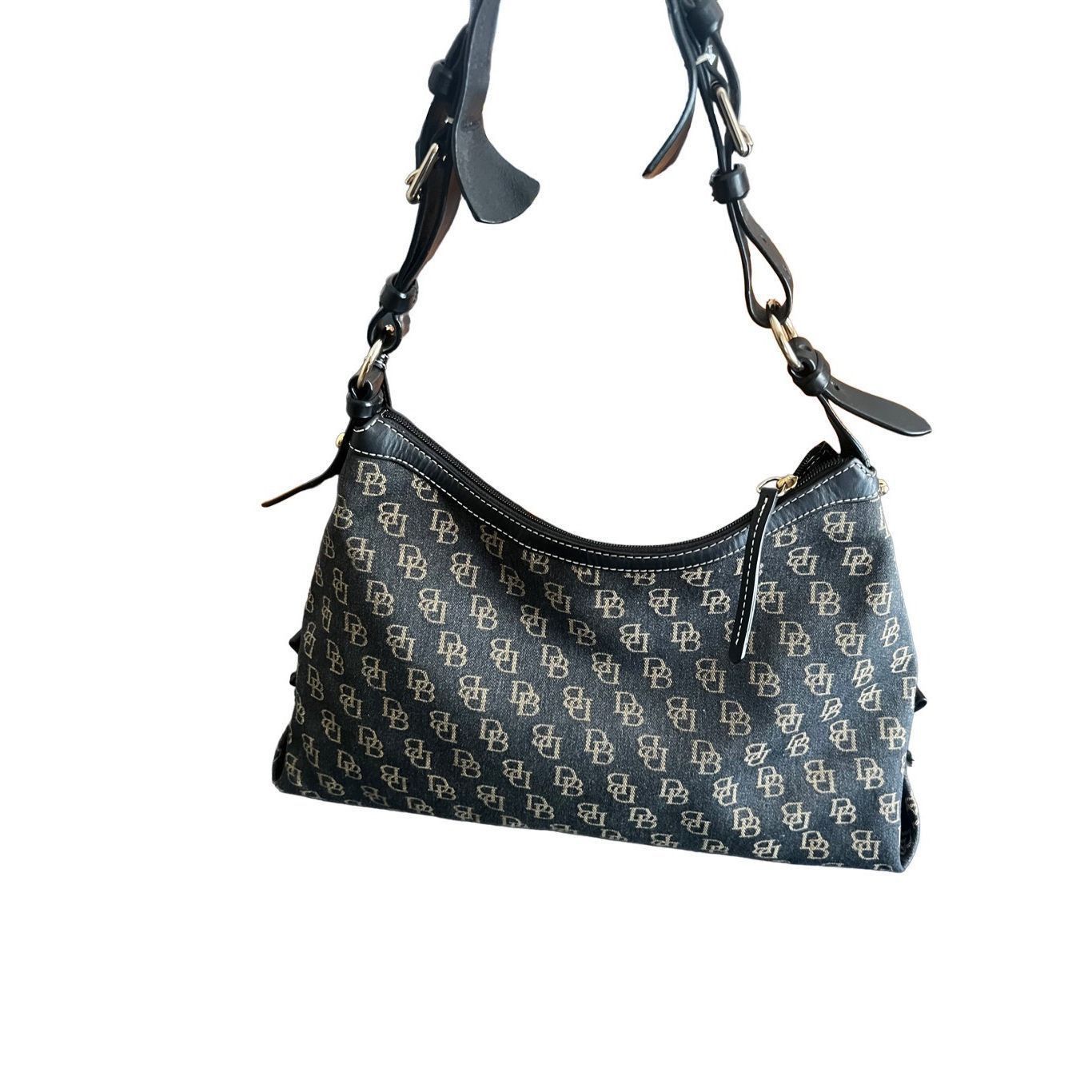 Dooney & Bourke Dooney & Bourke leather canvas Hobo Shoulder Handbag Size ONE SIZE - 3 Thumbnail