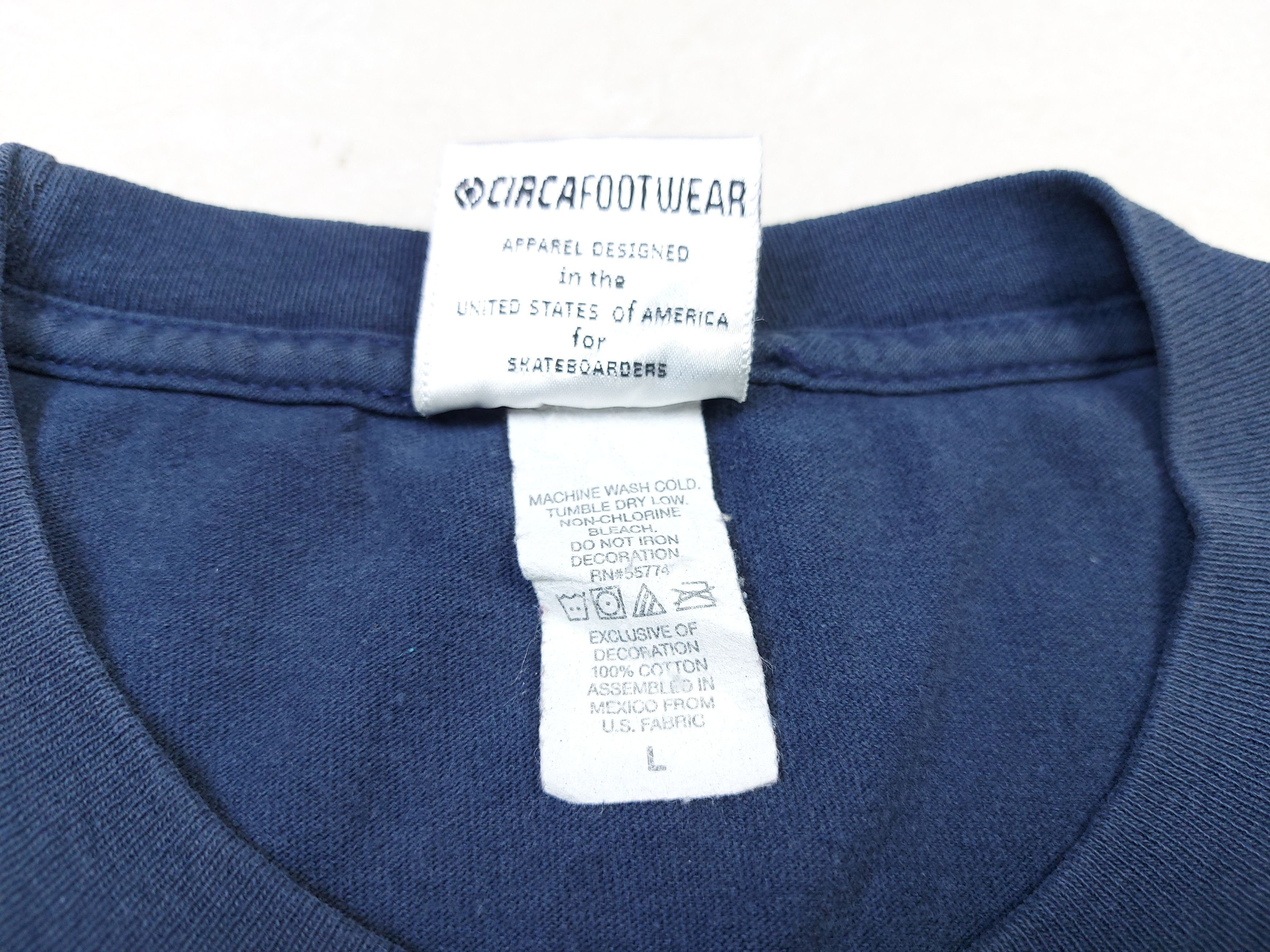 C1RCA × Vintage Vintage 90s C1RCA CIRCA Skate Shoes Chad Muska TEE Size US L / EU 52-54 / 3 - 7 Thumbnail