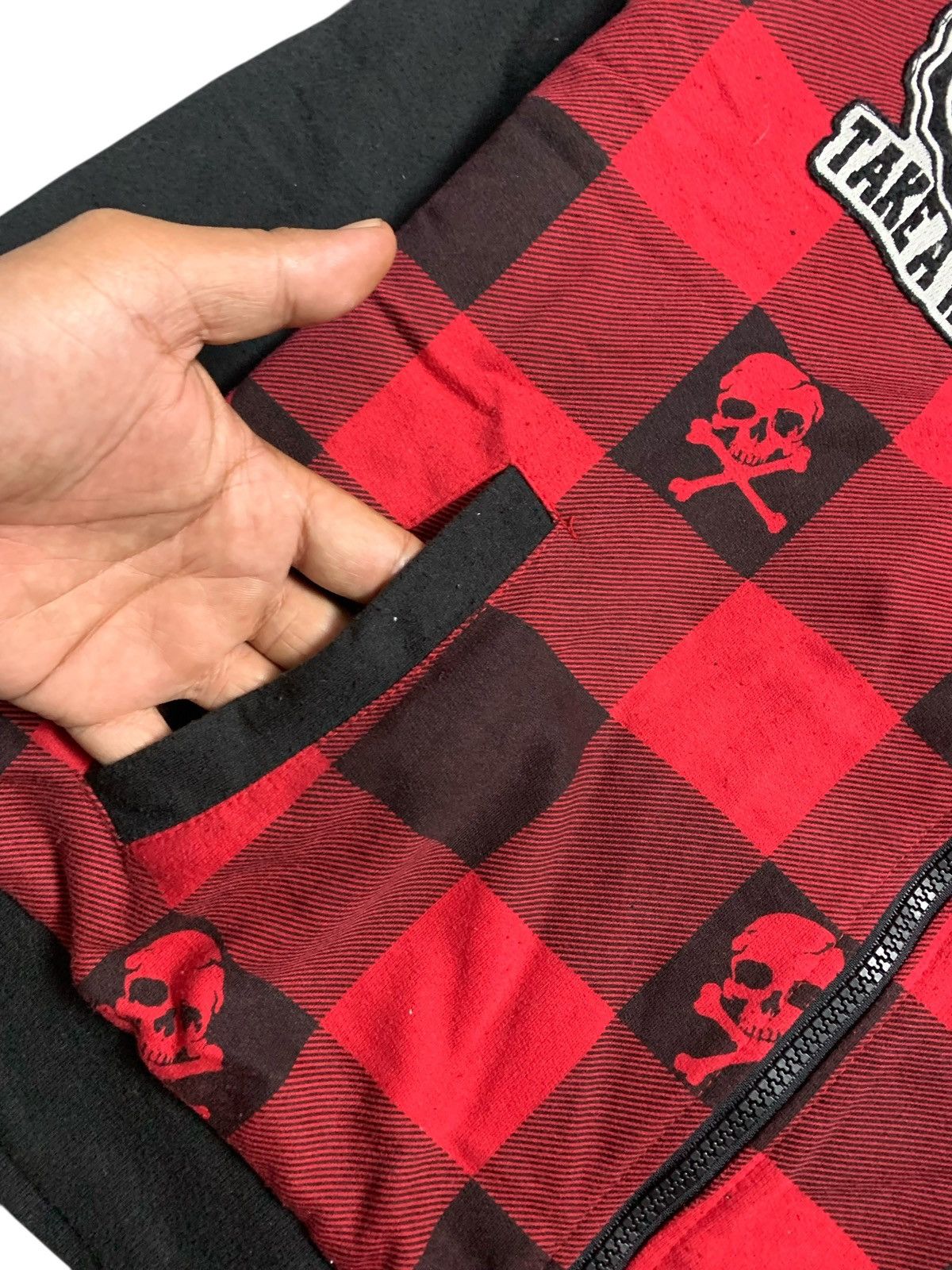 If Six Was Nine ZIP SKULL LGB If Six Was Nine PUNK Style Faux Fur Hoodie Size US M / EU 48-50 / 2 - 5 Thumbnail