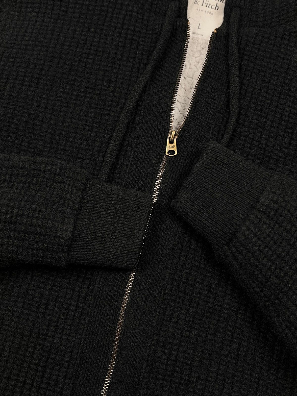 Abercrombie & Fitch Vintage Abercrombie & Fitch Y2K 00s Wool Hoodie Ifsixwasnine Size US L / EU 52-54 / 3 - 4 Thumbnail