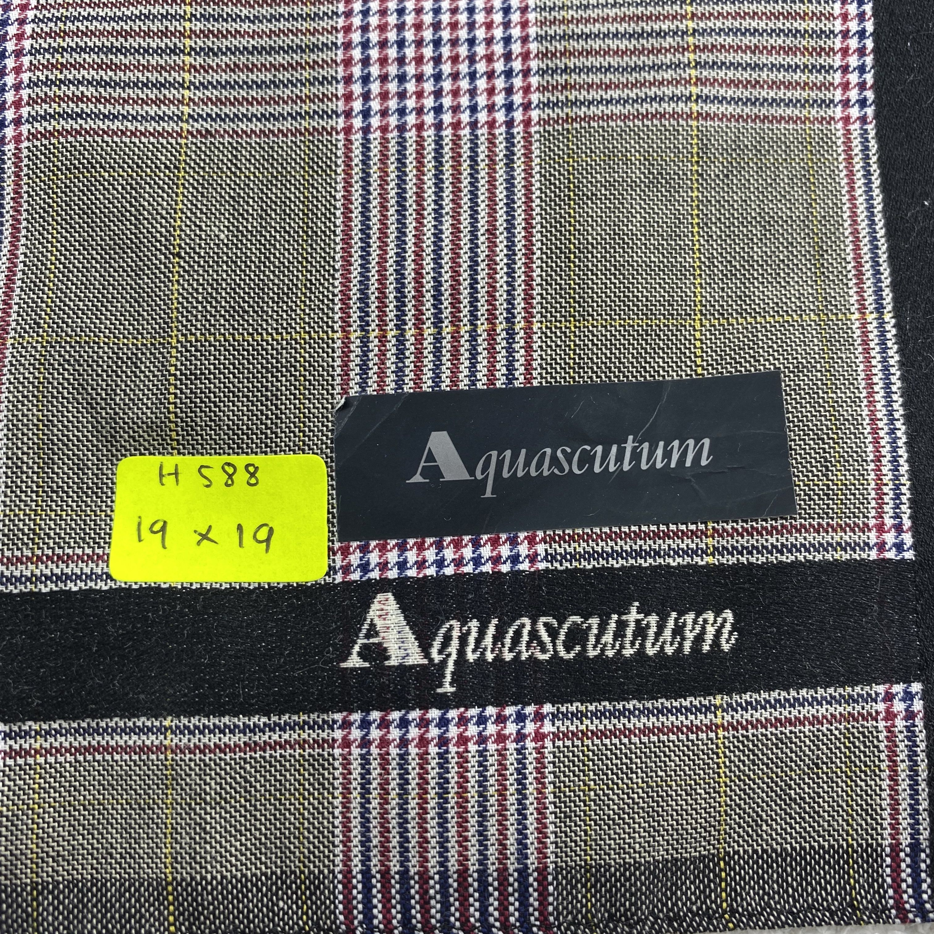 Aquascutum × Vintage Aquascutum Handkerchief / Neckerchief / Bandana Size ONE SIZE - 5 Thumbnail