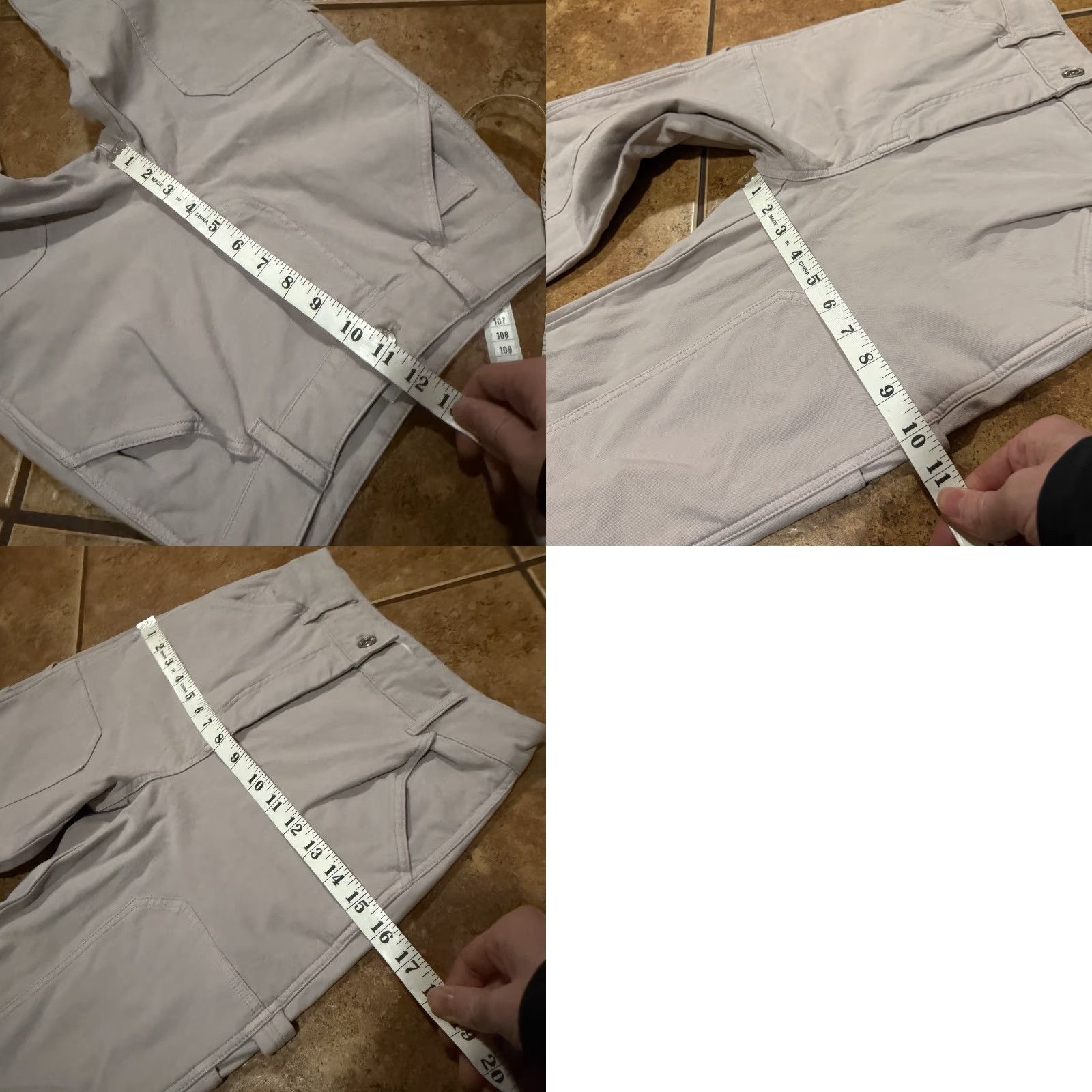 Vintage Wilfred Free Pants Womens 0 Light Grey High Rise Brennan Utility Carpenter Cargo Pockets City Workwear 90s (adapt as applicable) Mens Womens Size 25" / US 0 / IT 36 - 8 Thumbnail