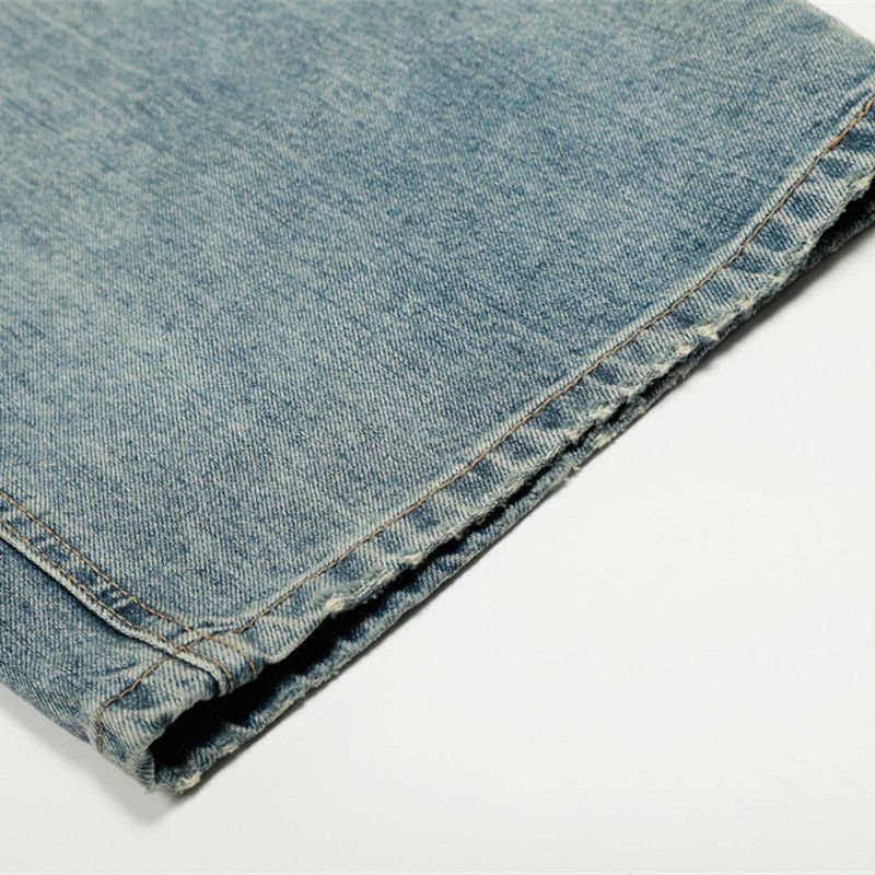 Vintage Men's Cleanfit retro washed distressed denim scimitar pants Size US 32 / EU 48 - 6 Thumbnail