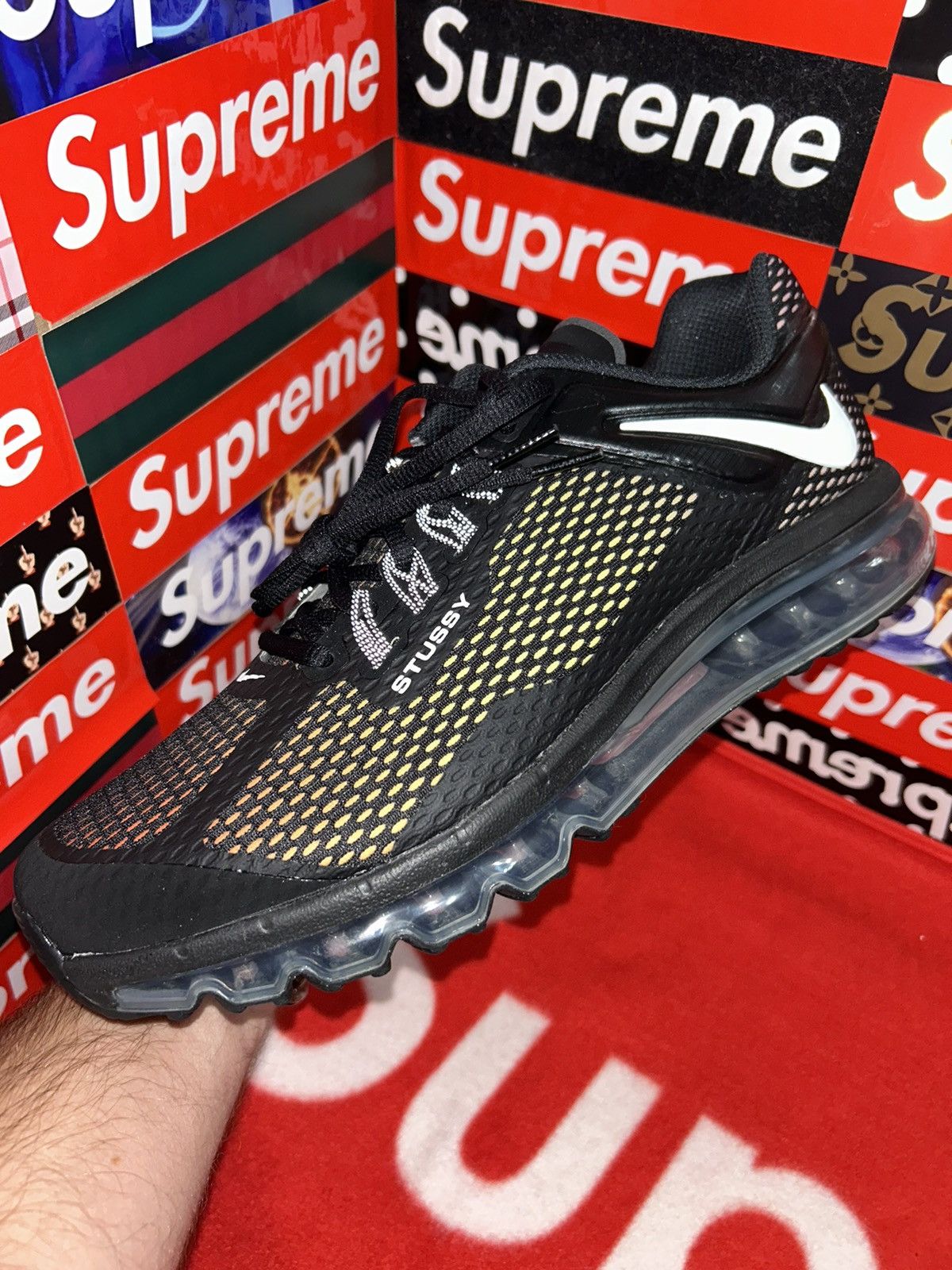 Nike × Stussy Nike Air Max 2013 Stussy Black DO2461-001 size 12 Size US 12 / EU 45 - 6 Thumbnail
