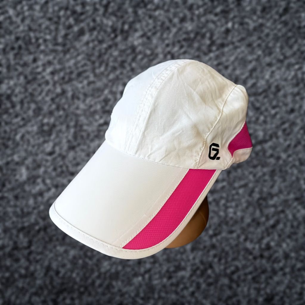 Pinko GADIEMKENSD Hat Cap Womens White Pink Adjustable Strap Breathable Sport Baseball Cap Size ONE SIZE - 1 Thumbnail