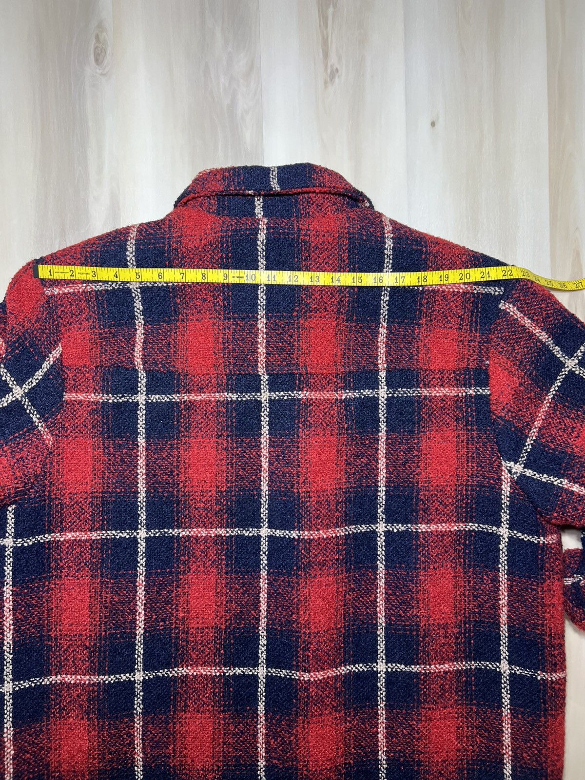 Levi's Levi’s Plaid Red Sherpa-Lined Zip Up Heavy Wool Jacket Sz 3X Size 3XL / US 20-22 - 7 Thumbnail