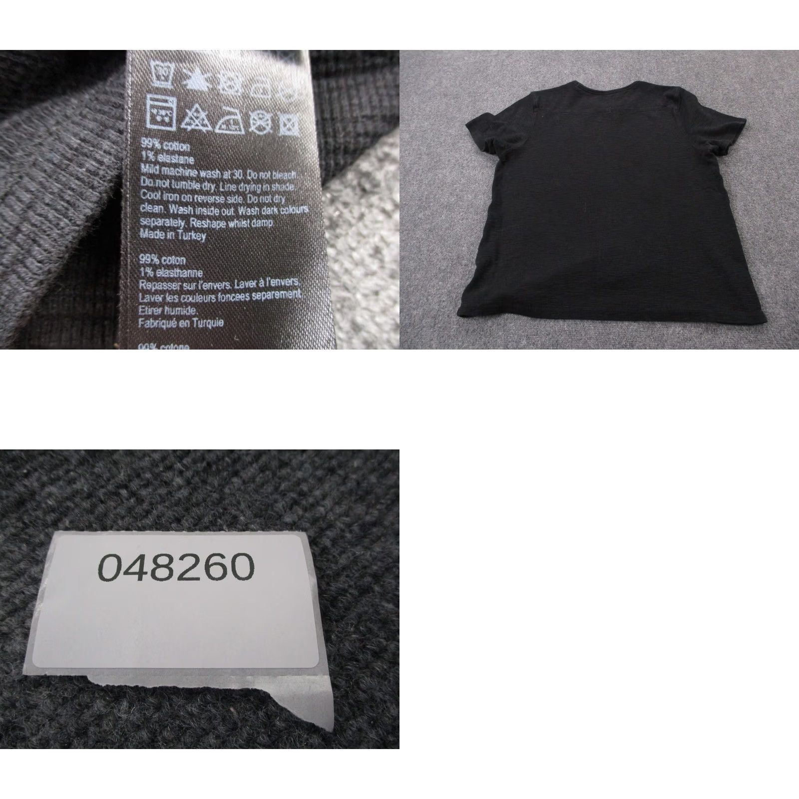 Allsaints AllSaints Shirt Mens 2XL Black Stretch Preppy Logo Casual Size US XXL / EU 58 / 5 - 8 Thumbnail