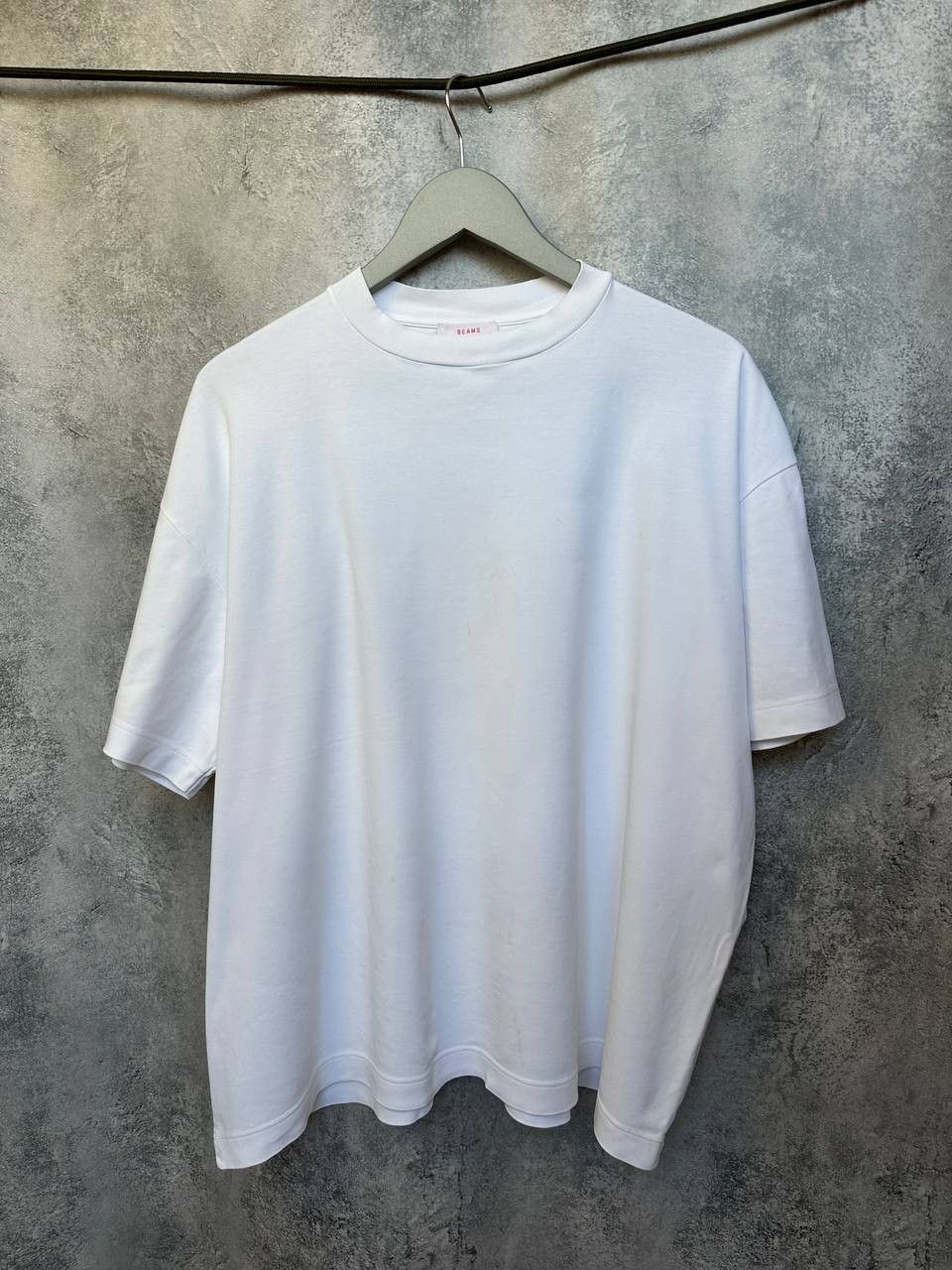 Beams Plus Beams plus x Sunspel Crew Neck T-Shirt Oversized White SS Size US L / EU 52-54 / 3 - 2 Thumbnail