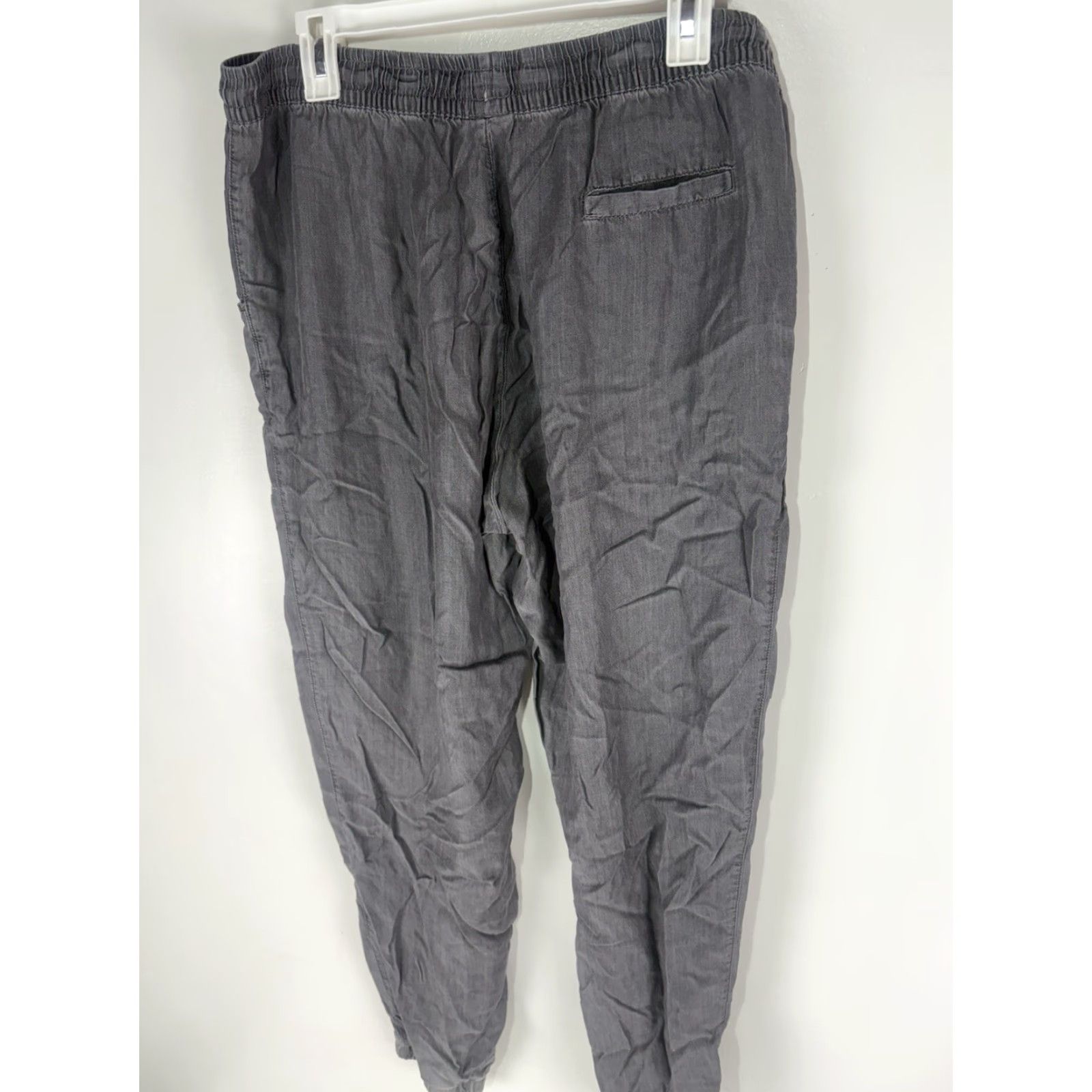 Vintage VINTAGE None Serra Gray Lyocell Joggers Women's Size L Elastic Waist Pockets Casual Summer Fall Spring Size 36" / US 14 / IT 50 - 4 Thumbnail
