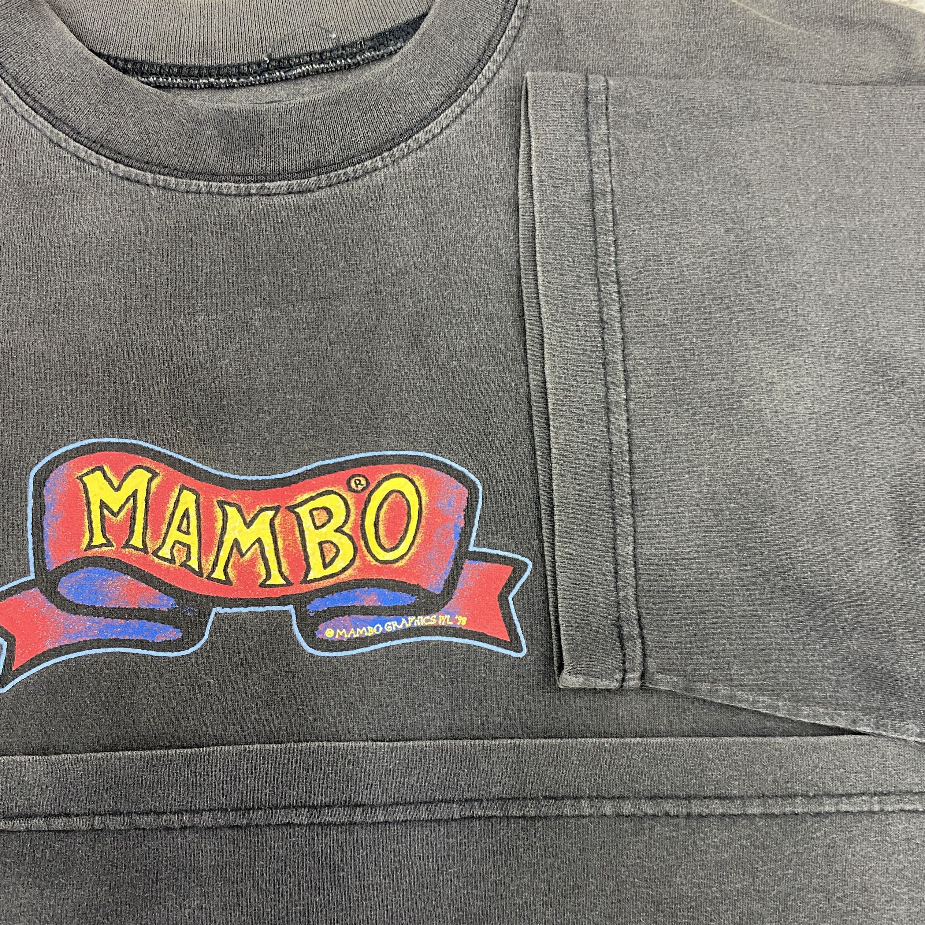 Mambo Vintage 90s SUN FADED MAMBO GRAPHIC PIL TEE Shirt - H078 Size US L / EU 52-54 / 3 - 8 Thumbnail