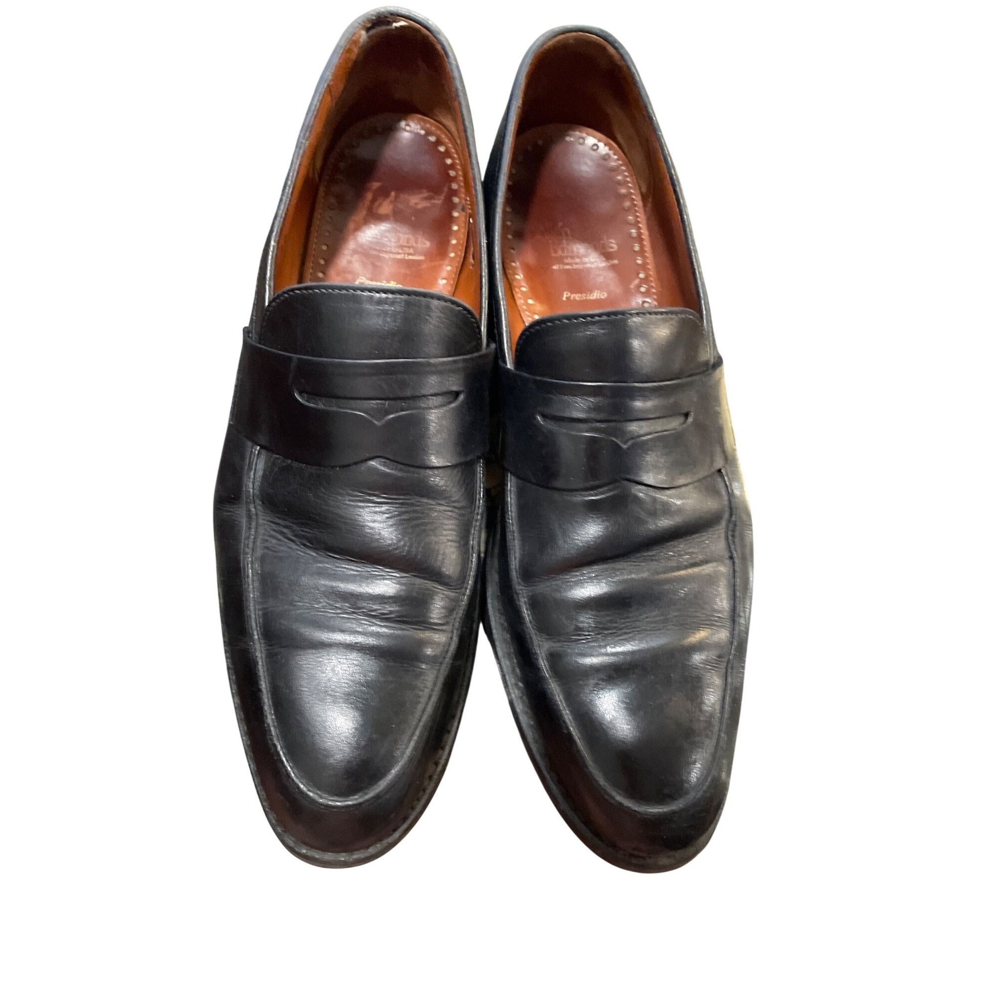 Allen Edmonds Allen Edmonds Presidio mens black leather slip loafers sz 12 Size US 12 / EU 45 - 16 Thumbnail