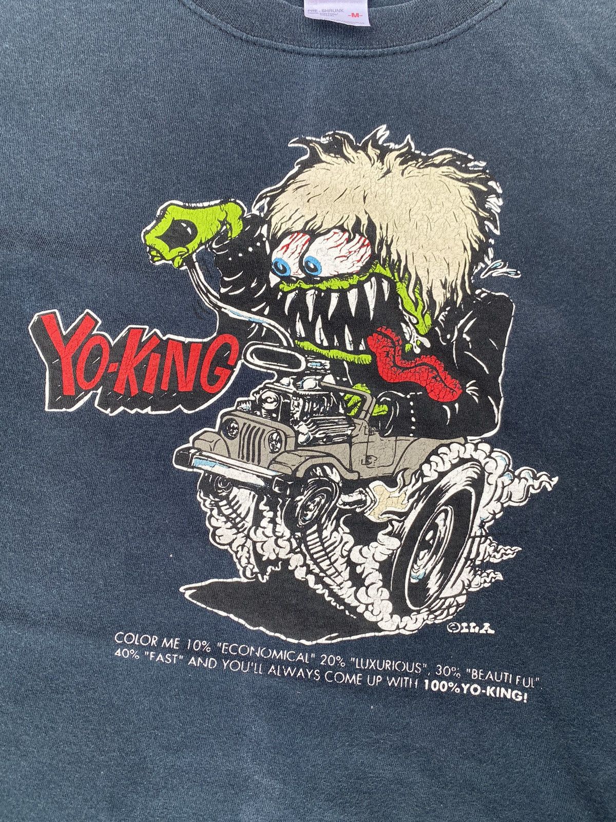 Vintage Vintage Rat Fink Racing Motorsport “Yo-King” Shirt. #C4 Size US M / EU 48-50 / 2 - 3 Thumbnail