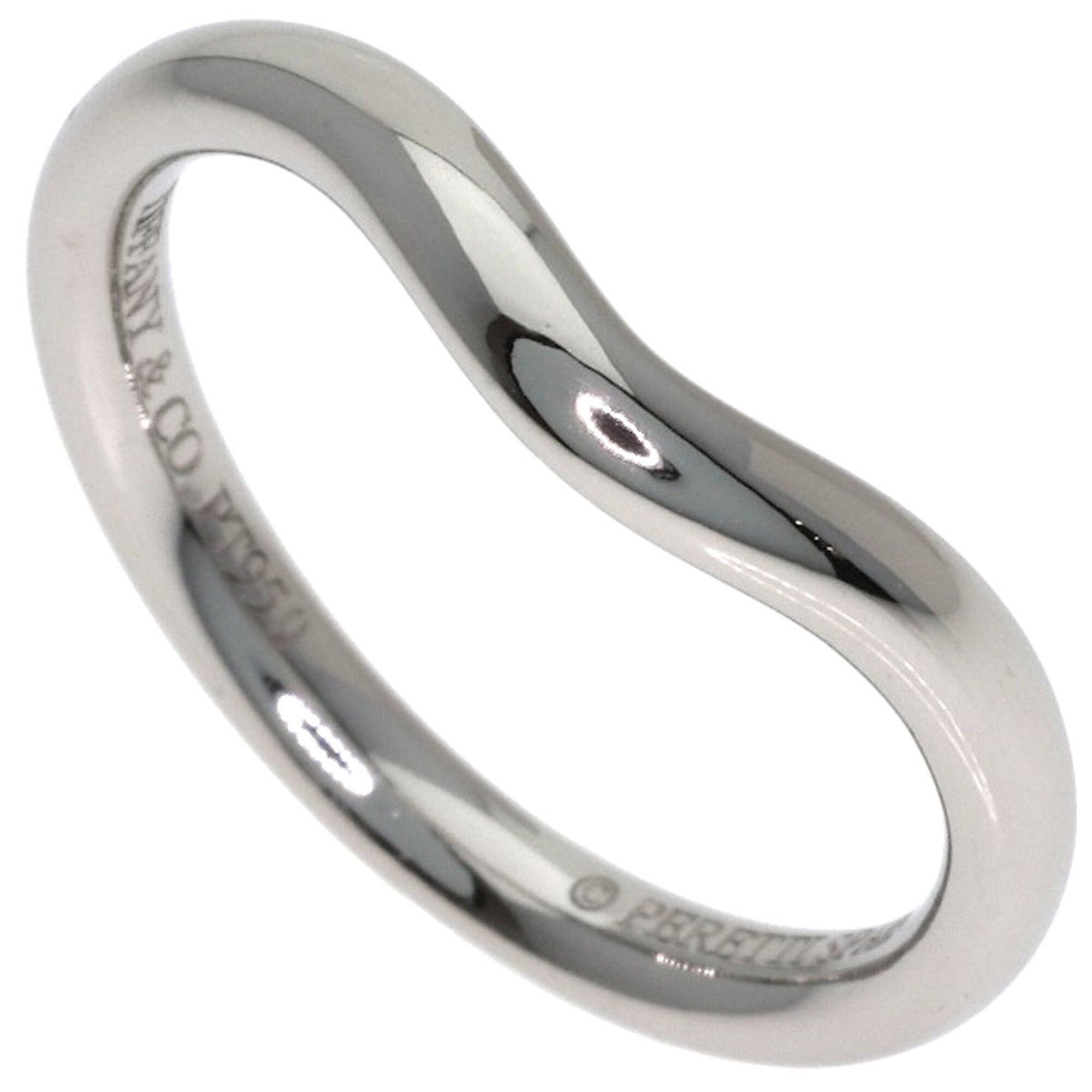Tiffany & Co. Tiffany & Co. Curved Band Ring, Platinum PT950, Women's Ring. Size ONE SIZE - 1 Thumbnail