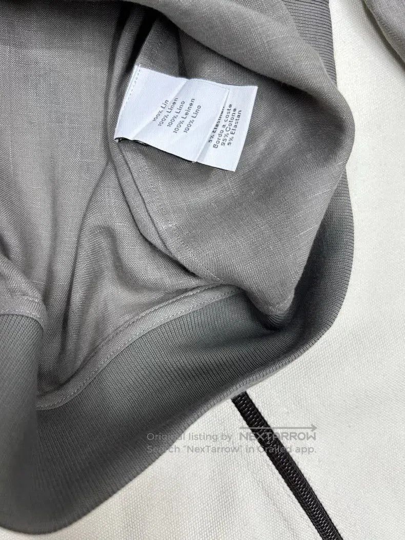 Hermes Hermes Elephant gray linen jacket, 100% linen, color is in Size US M / EU 48-50 / 2 - 5 Thumbnail