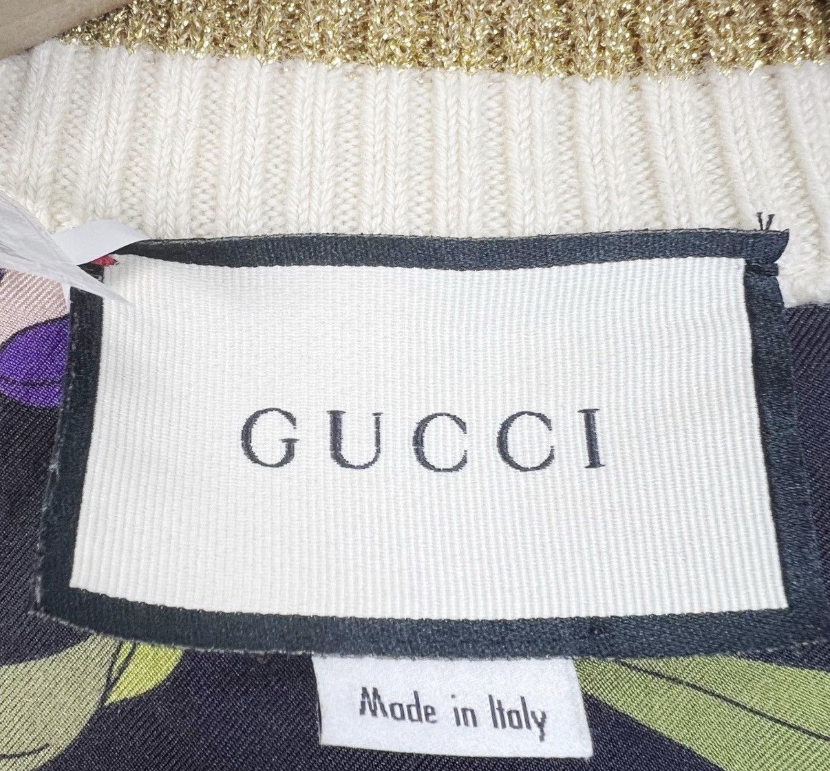 Gucci Gucci Gold Line Full Print Knitted Cardigan Coat K12 Size S / US 4 / IT 40 - 4 Thumbnail