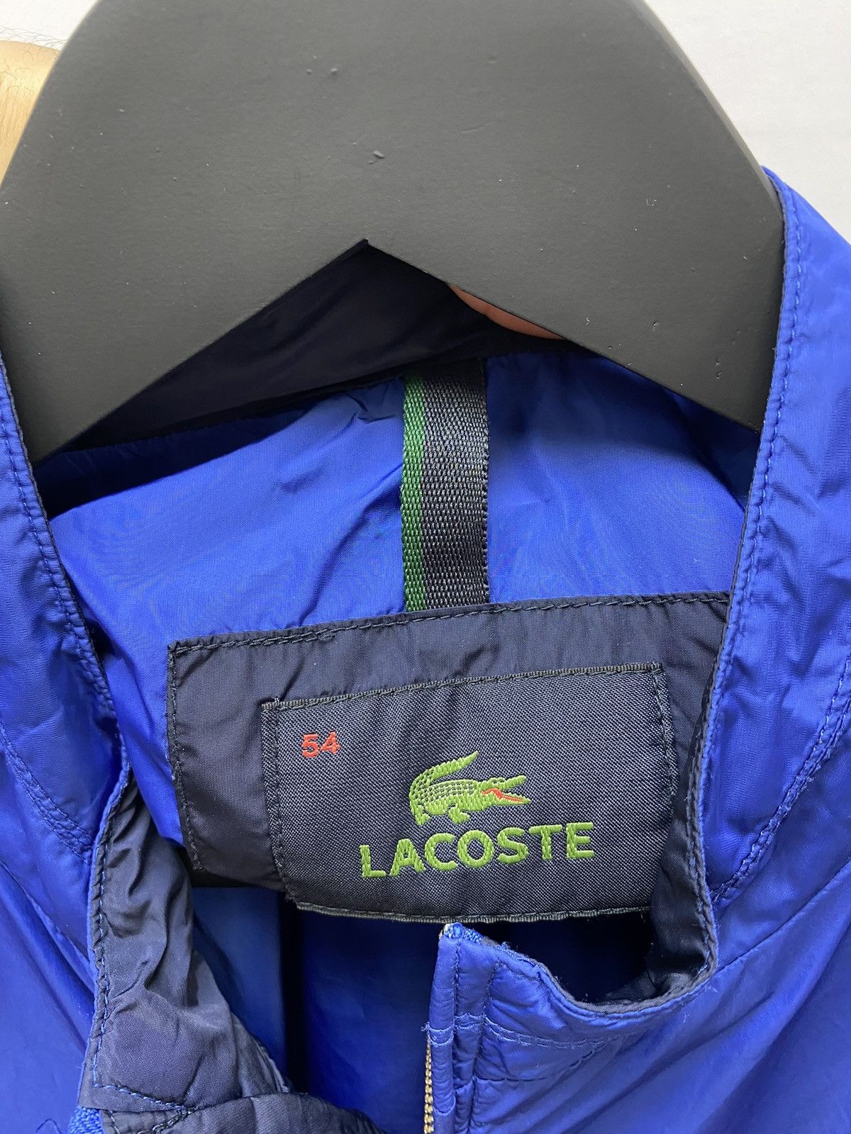 Lacoste × Vintage Vintage Lacoste Track Jacket Y2K Nylon Men’s L Blue Zip Size US L / EU 52-54 / 3 - 13 Thumbnail