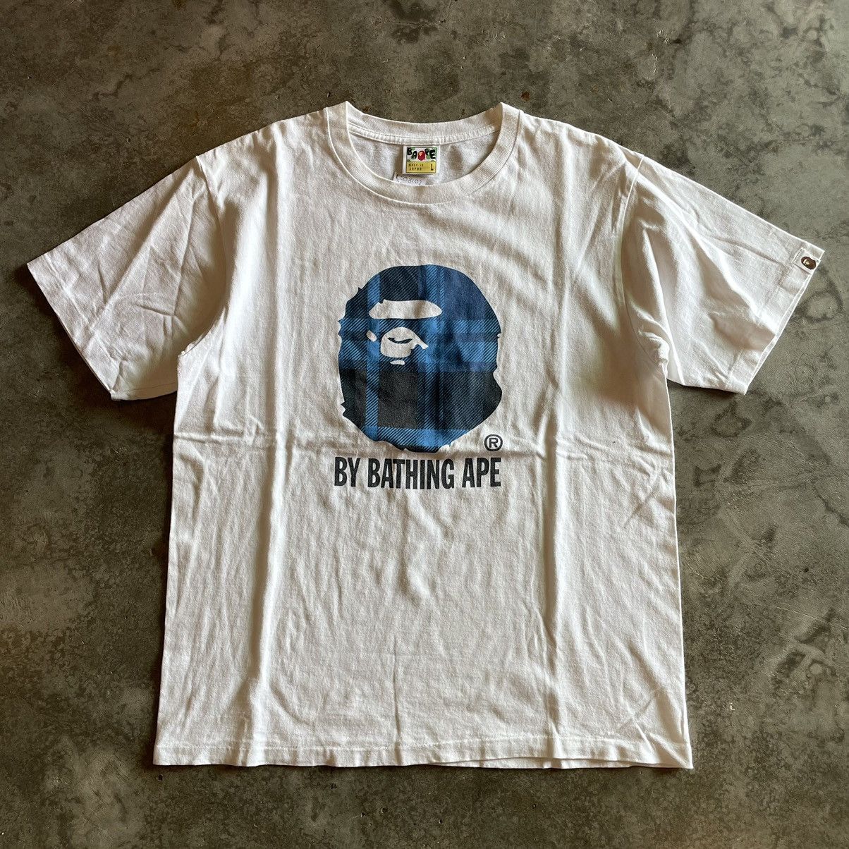 Bape A Bathing Ape BAPE Plaid Logo Tee Size US M / EU 48-50 / 2 - 1 Thumbnail