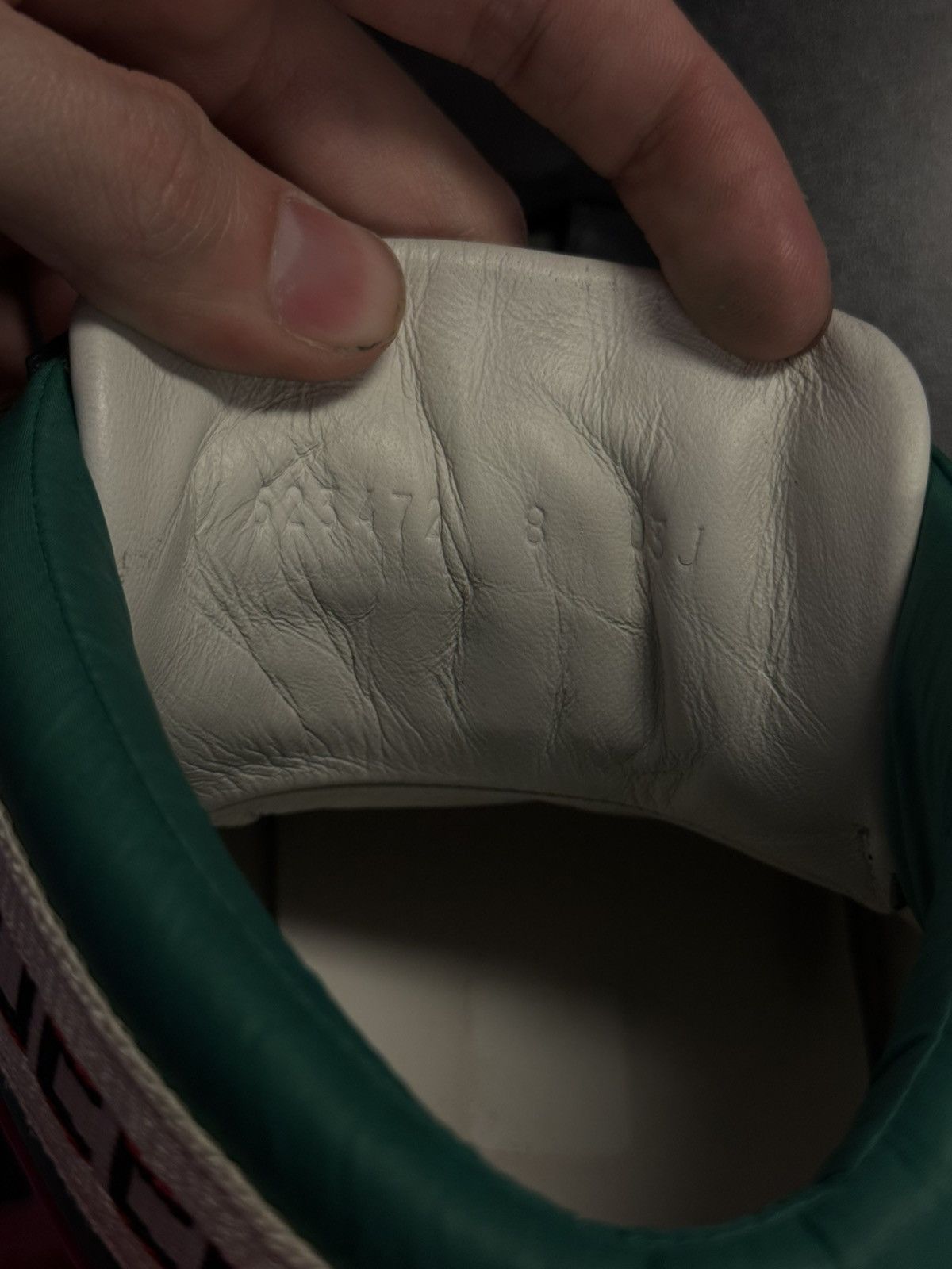 Gucci Gucci Mid Top Sneaker W Strap Size 8G/8.5US Size US 8.5 / EU 41-42 - 19 Thumbnail