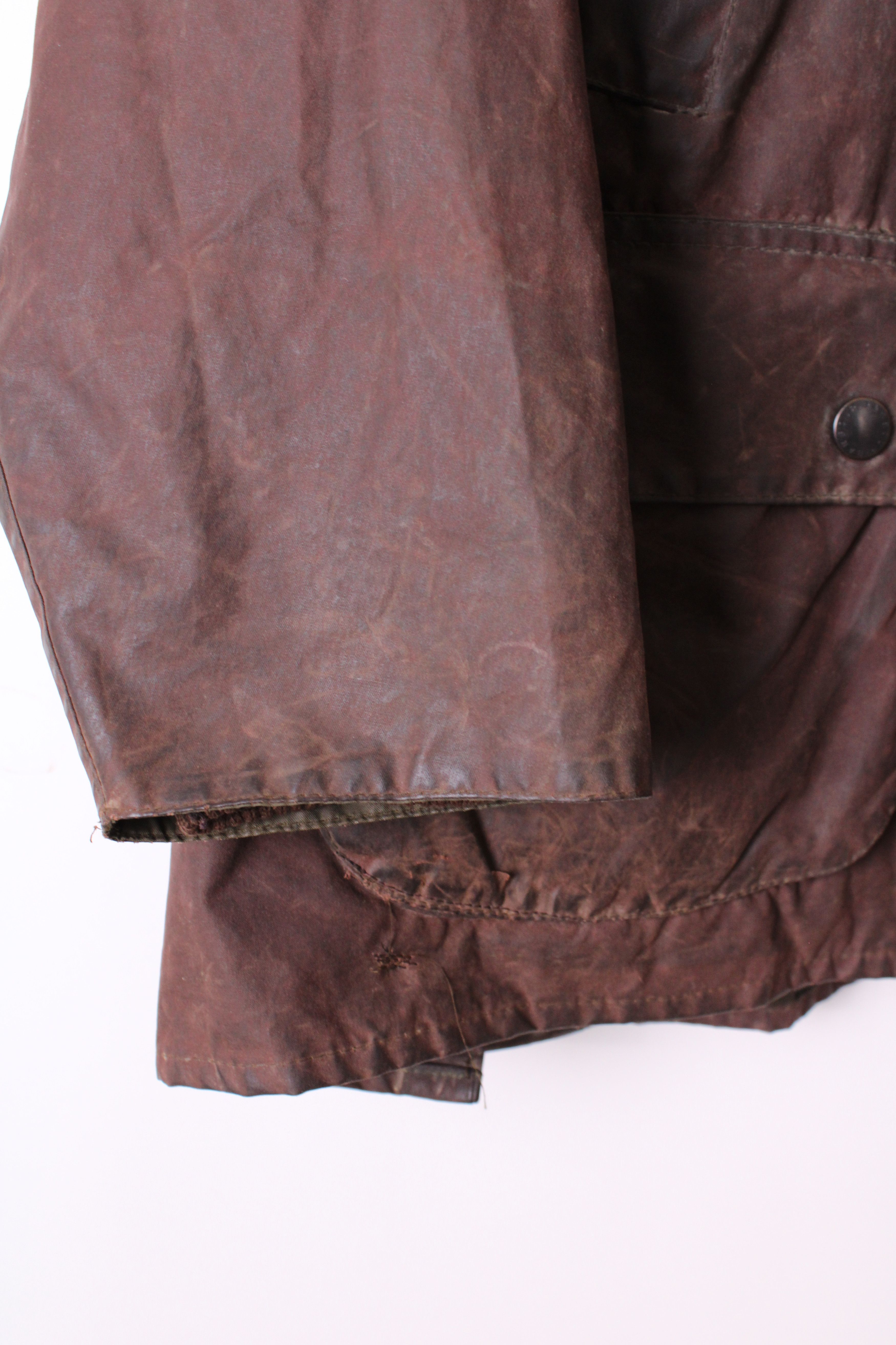 Barbour Barbour Bedale Waxed Jacket Rustic Brown C48 Large XL Size US XL / EU 56 / 4 - 5 Thumbnail