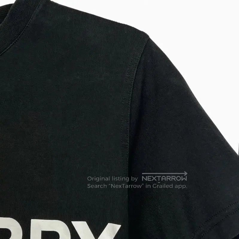 Burberry Burberry Black Cotton Short Sleeve T-Shirt. Size XS / US 0-2 / IT 36-38 - 3 Thumbnail