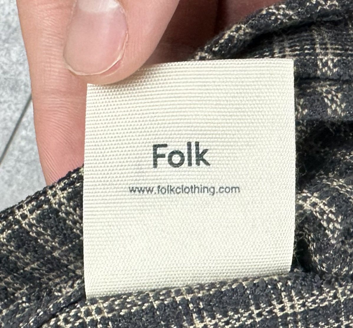 Folk Folk Flannel New Checked Shirt Button Up Size US XL / EU 56 / 4 - 9 Thumbnail