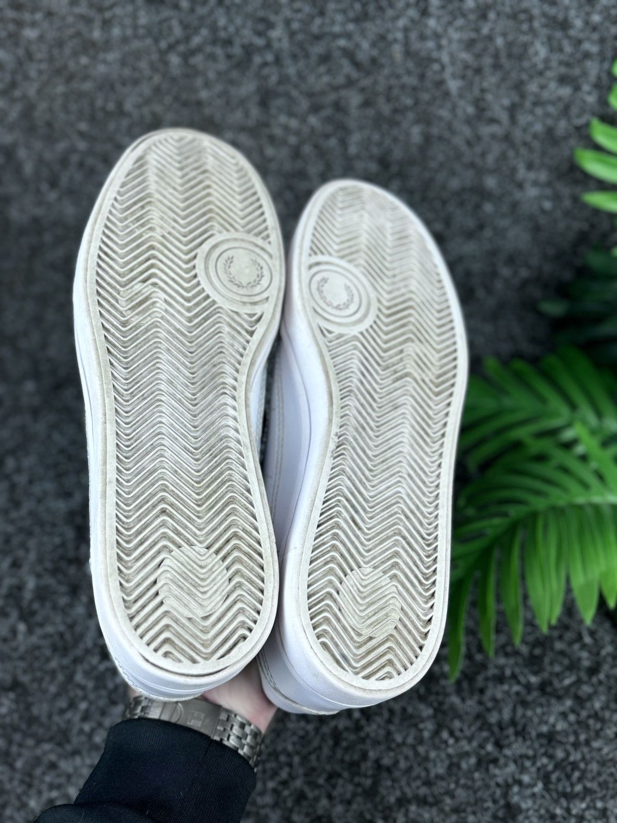 Fred Perry × Leather × Vintage Fred Perry sneakers size 42 Size US 8 / EU 41 - 3 Thumbnail