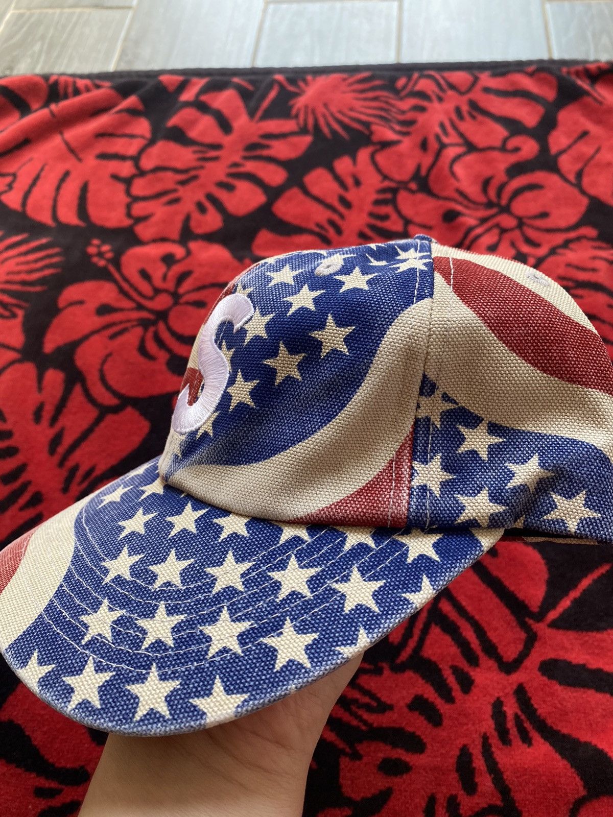 Supreme Supreme Pigment Coated S Logo 6 Panel Flag Size ONE SIZE - 3 Thumbnail