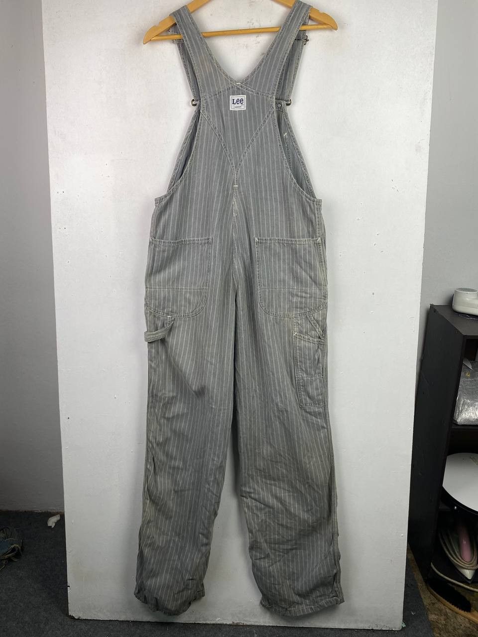 Lee vintage lee hickory striped overall denim Size US 37 - 13 Thumbnail