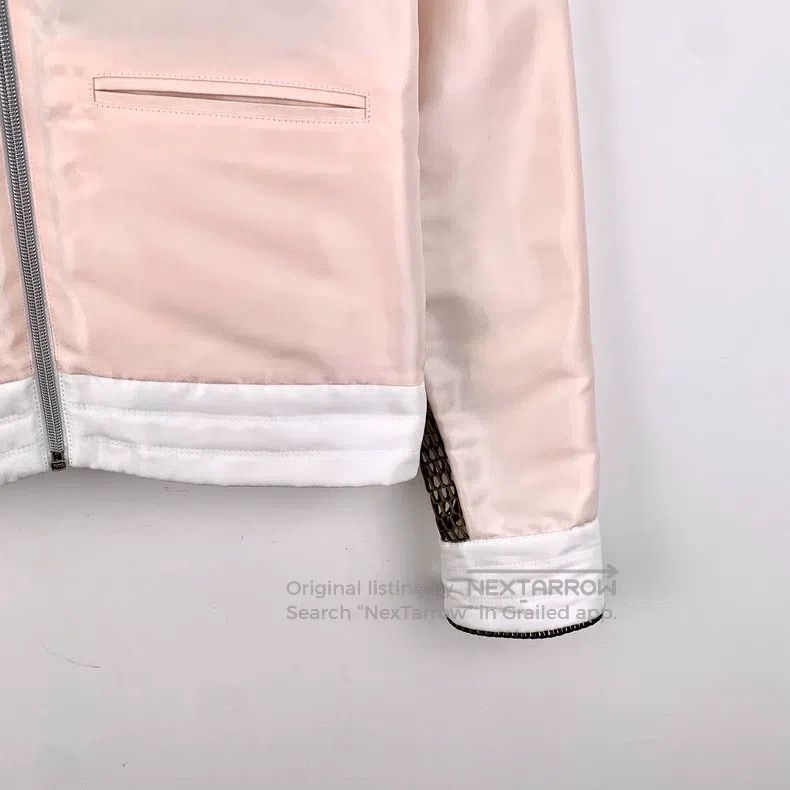 Chanel Chanel Light pink mesh stitching design hooded zipper long Size XS / US 0-2 / IT 36-38 - 4 Thumbnail
