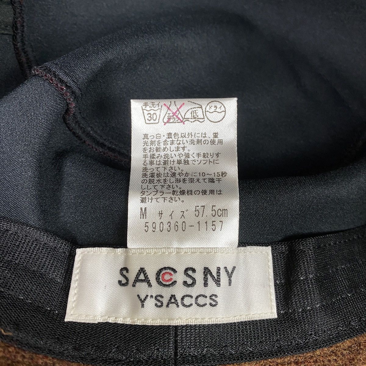 Y's × Yohji Yamamoto SACSNY Bucket Hat by Y’SACCS Size ONE SIZE - 6 Thumbnail