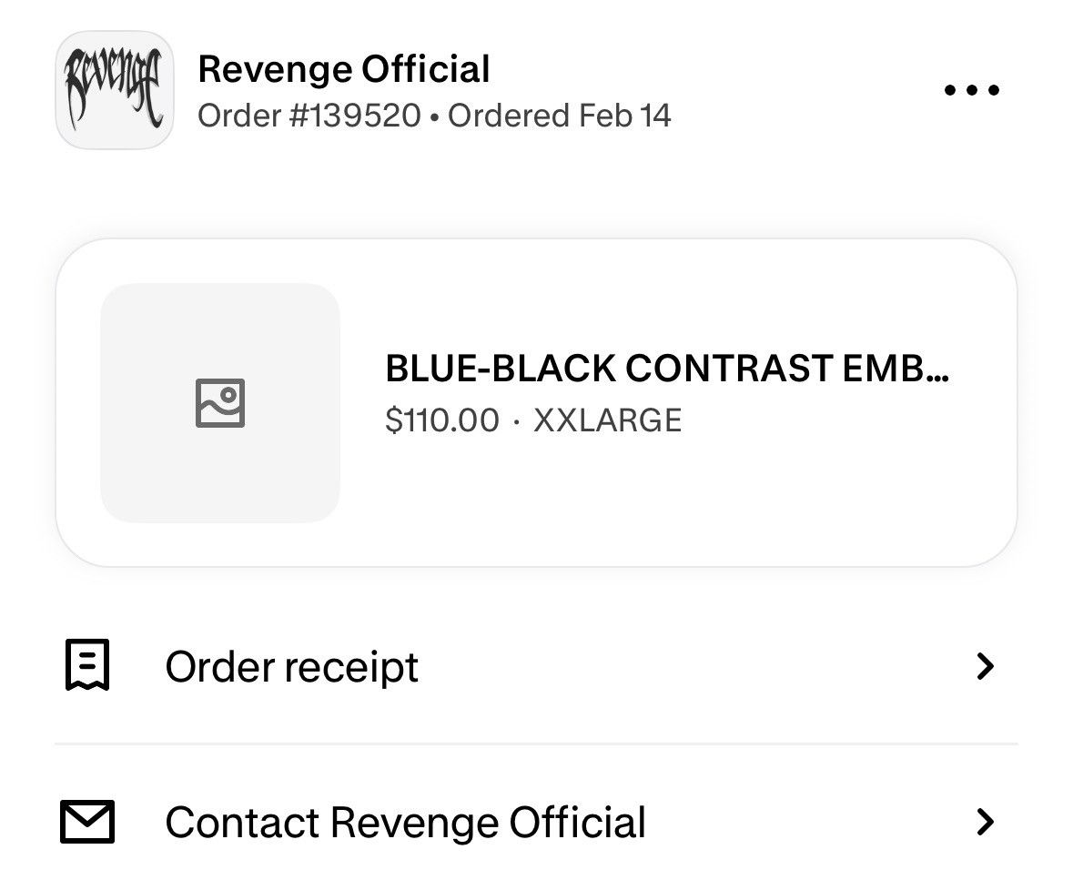 Revenge Revenge Black/Blue contrast Zip up Size US XXL / EU 58 / 5 - 4 Thumbnail