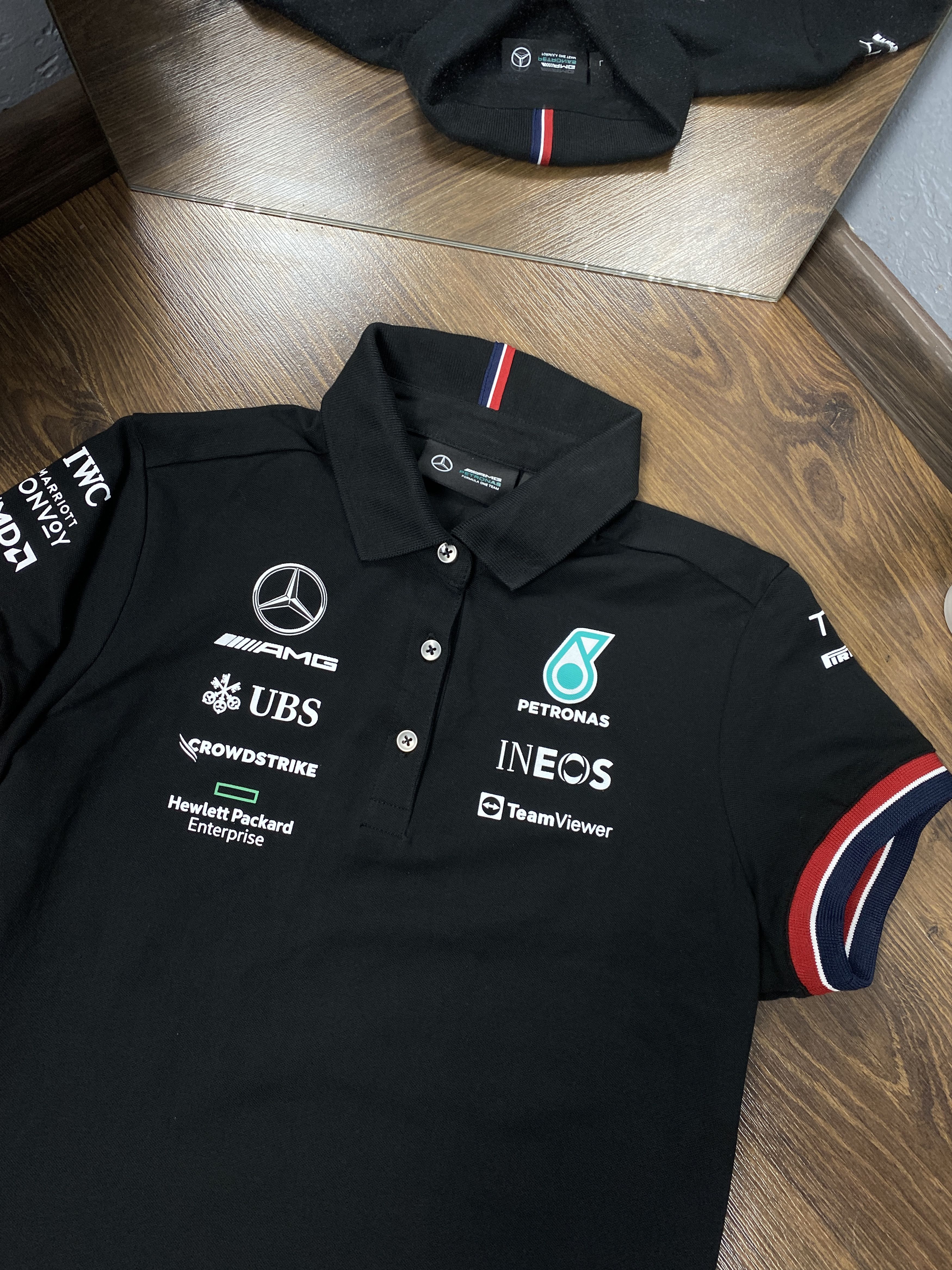 Mercedes-Benz × Vintage Mercedes Benz Petronas Formula 1 Team polo shirt Size L / US 10 / IT 46 - 2 Thumbnail