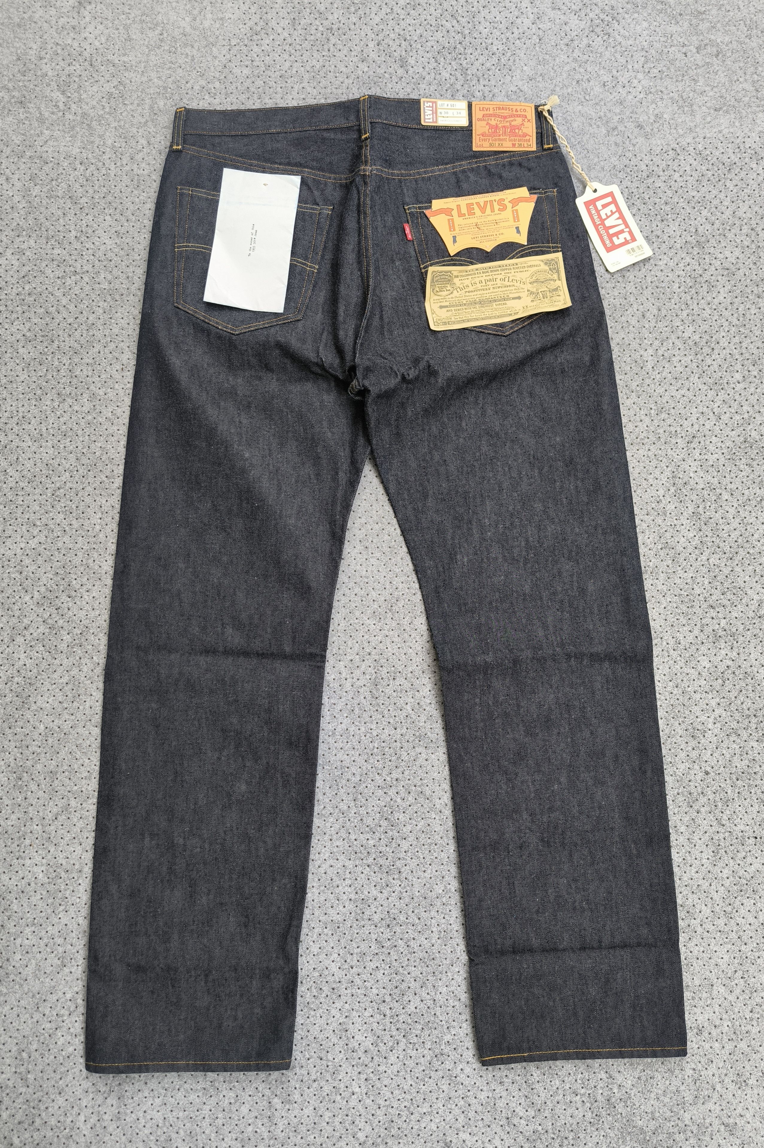 Levi's Vintage Clothing Levi's Vintage Clothing (LVC) 1955 501xx big E selvedge Size US 38 / EU 54 - 13 Thumbnail