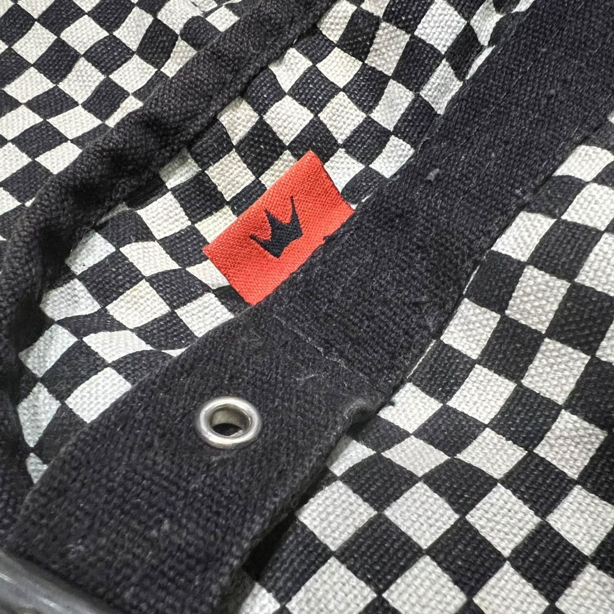 Vintage VINTAGE JAPAN DESIGN CHECKERED CANVAS BACKPACK / RUCKSACK Size ONE SIZE - 6 Thumbnail