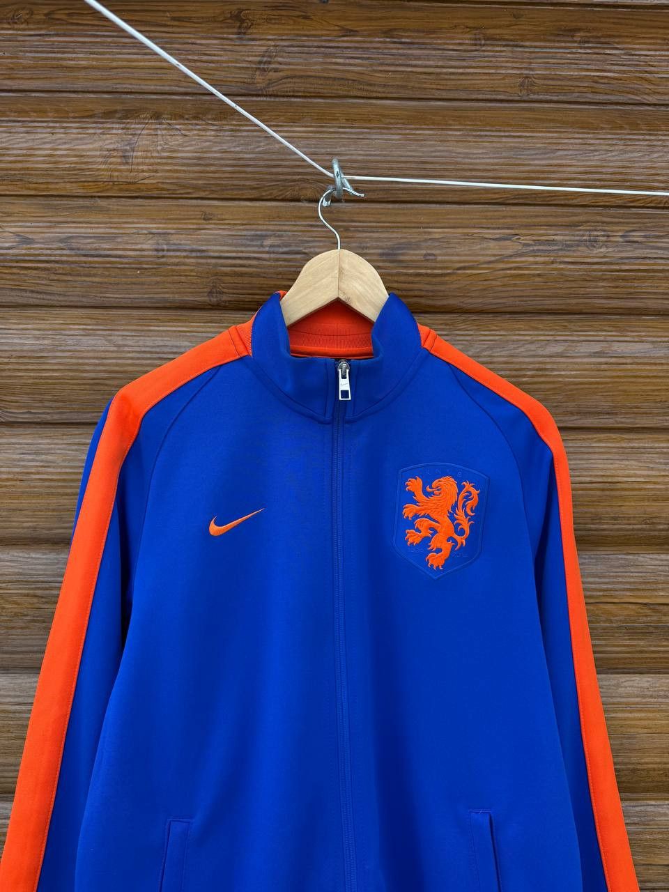 Nike Nike Netherlands Zip Football Track Jacket Size US M / EU 48-50 / 2 - 2 Thumbnail