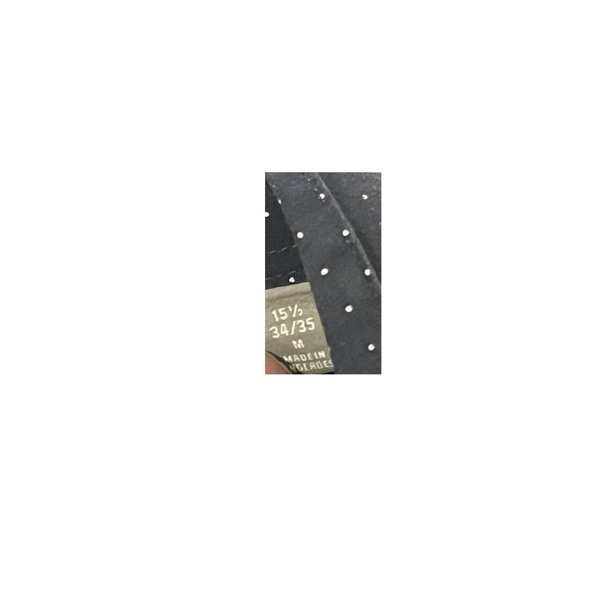 Michael Kors Michael Kors Polka Dot Black Dress Shirt Mens Med 15.5/34-35 Size US M / EU 48-50 / 2 - 4 Thumbnail