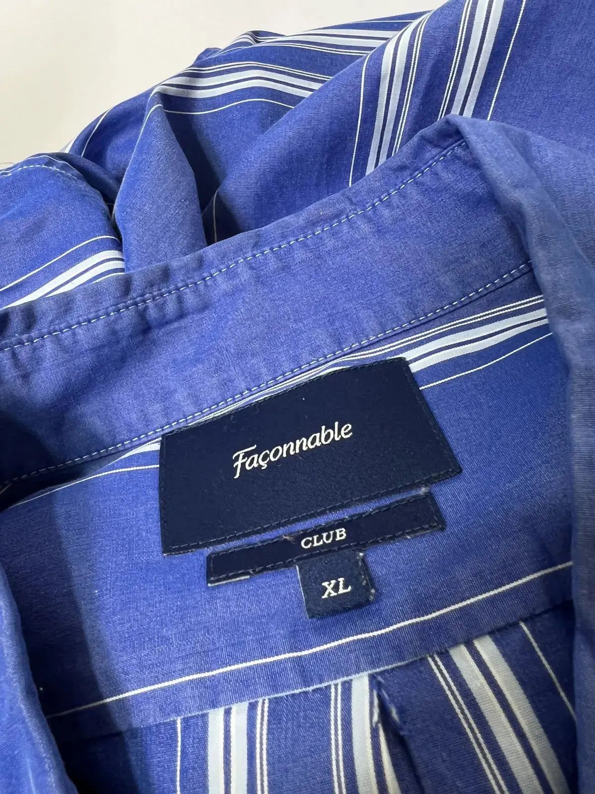 Designer × Faconnable Faconnable men’s long sleeve shirt Size US XL / EU 56 / 4 - 4 Thumbnail