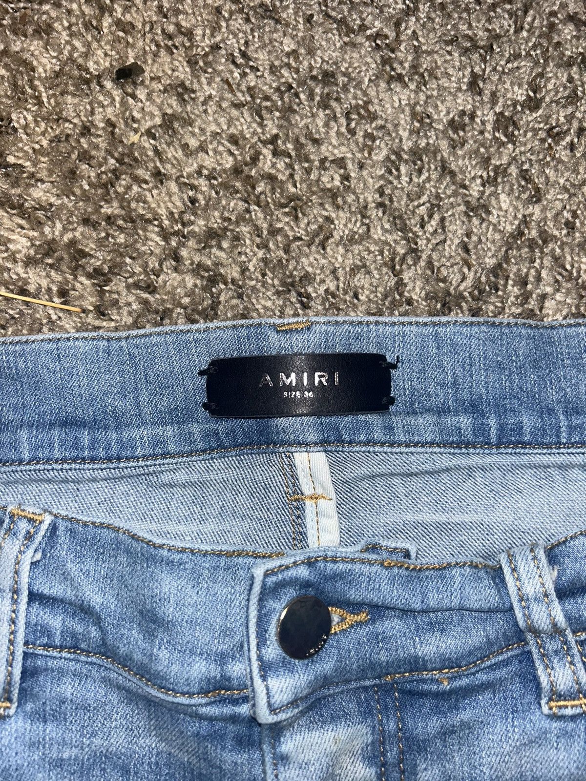 Amiri Amiri MX1 Green Plaid Jeans pre-owned Size 36 Size US 36 / EU 52 - 3 Thumbnail