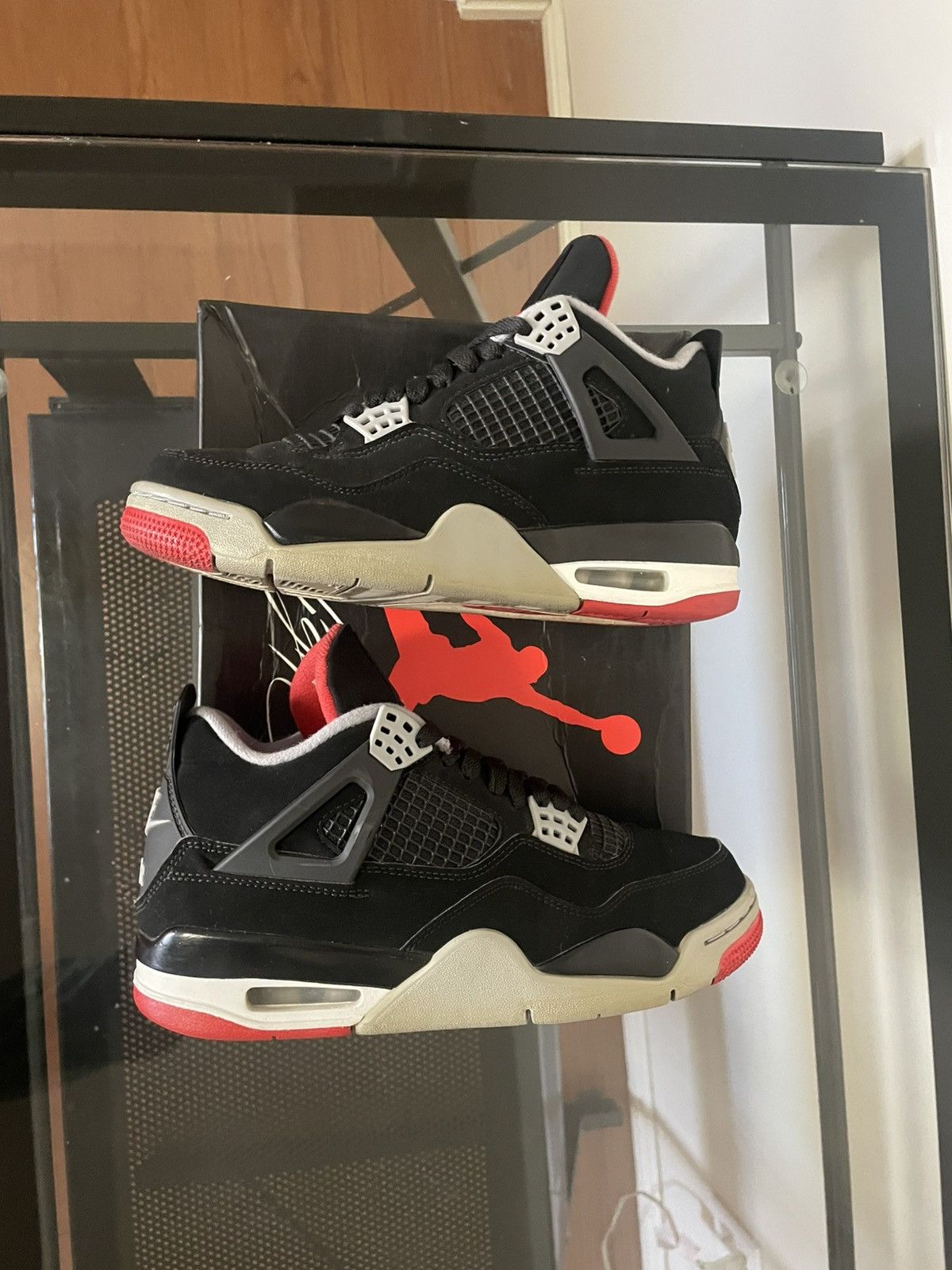 Jordan Brand × Nike Air Jordan 4 Bred 2019 Size US 6.5 / IT 36.5 - 1 Thumbnail