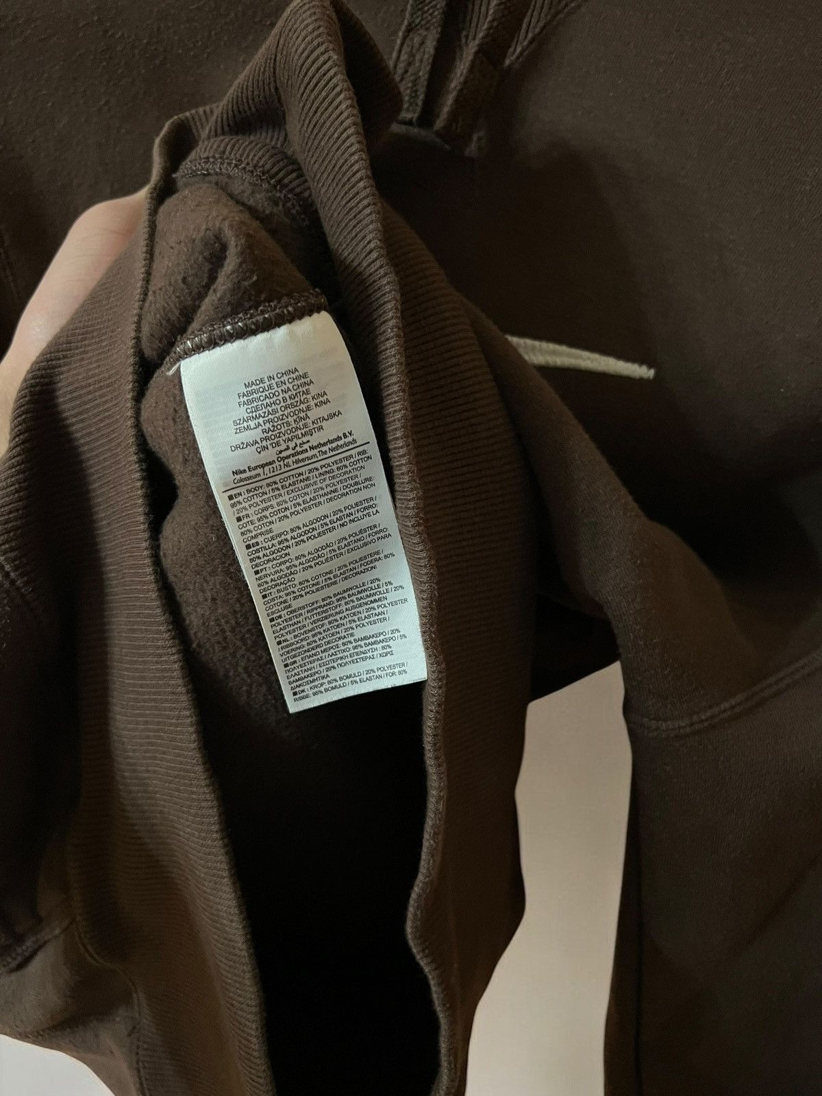 Nike × Vintage NIKE BROWN VINTAGE HOODIE ATHLETIC DEPT. ATHDPT HOODED Size US M / EU 48-50 / 2 - 7 Thumbnail