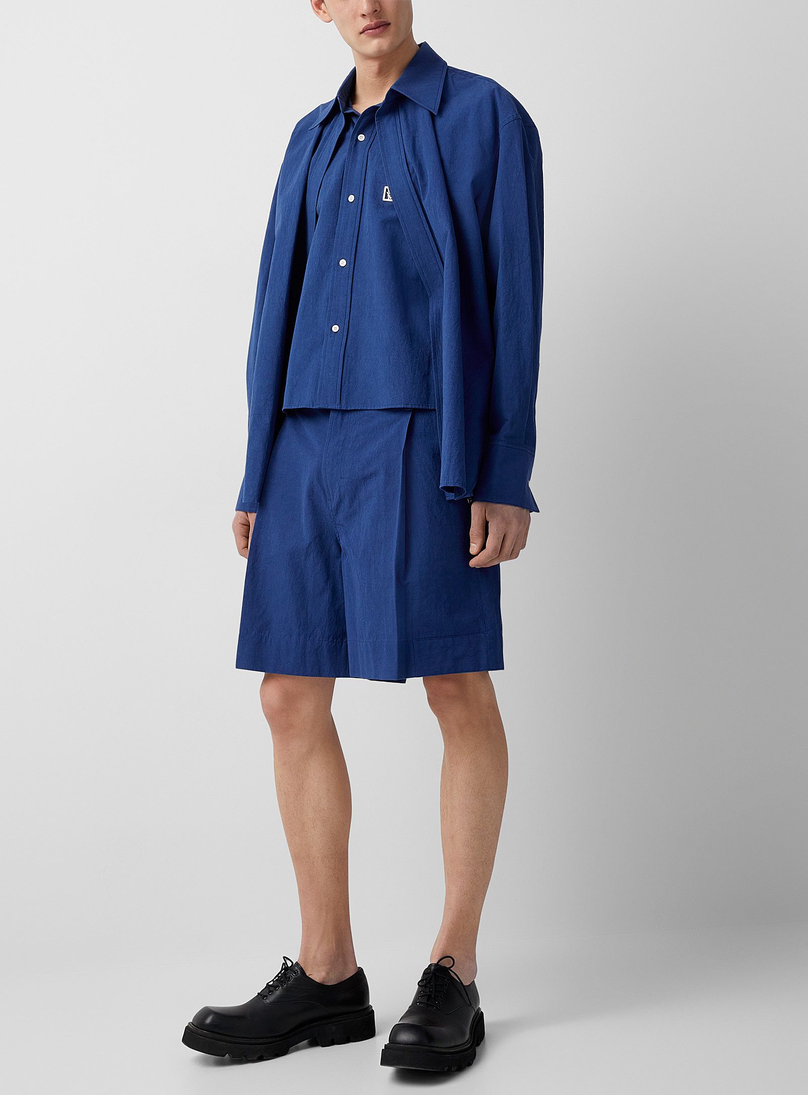Wooyoungmi BNWT SS23 WOOYOUNGMI BOX PLEAT BERMUDAS SHORTS 50 Size US 34 / EU 50 - 11 Thumbnail