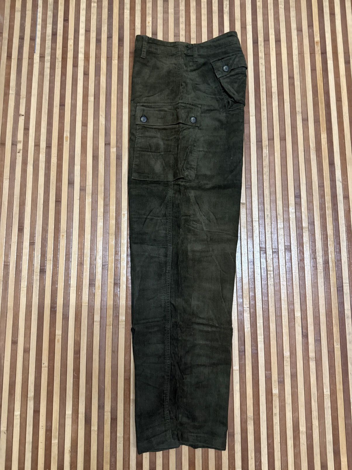 Japanese Brand African Beat Club Corduroy Cargo Pants / Monkey Pants Size US 28 / EU 44 - 10 Thumbnail
