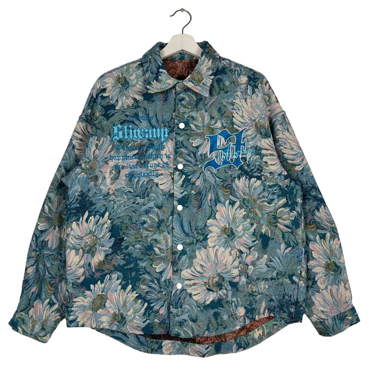 Japanese Brand 🔥 OVERFLOWER EMBROIDERY JACKET Size US L / EU 52-54 / 3 - 1 Thumbnail