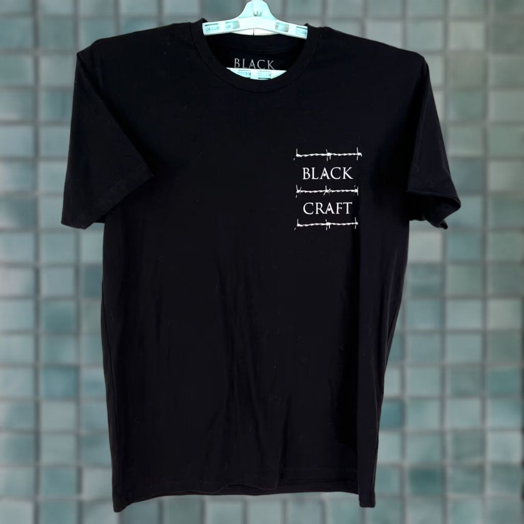 Vintage VINTAGE Black Craft T-Shirt Men Adult Medium Crew Neck Short Sleeve Graphic Skull Red Rose Casual Tee Black 2 Sided 90s Size US M / EU 48-50 / 2 - 1 Thumbnail