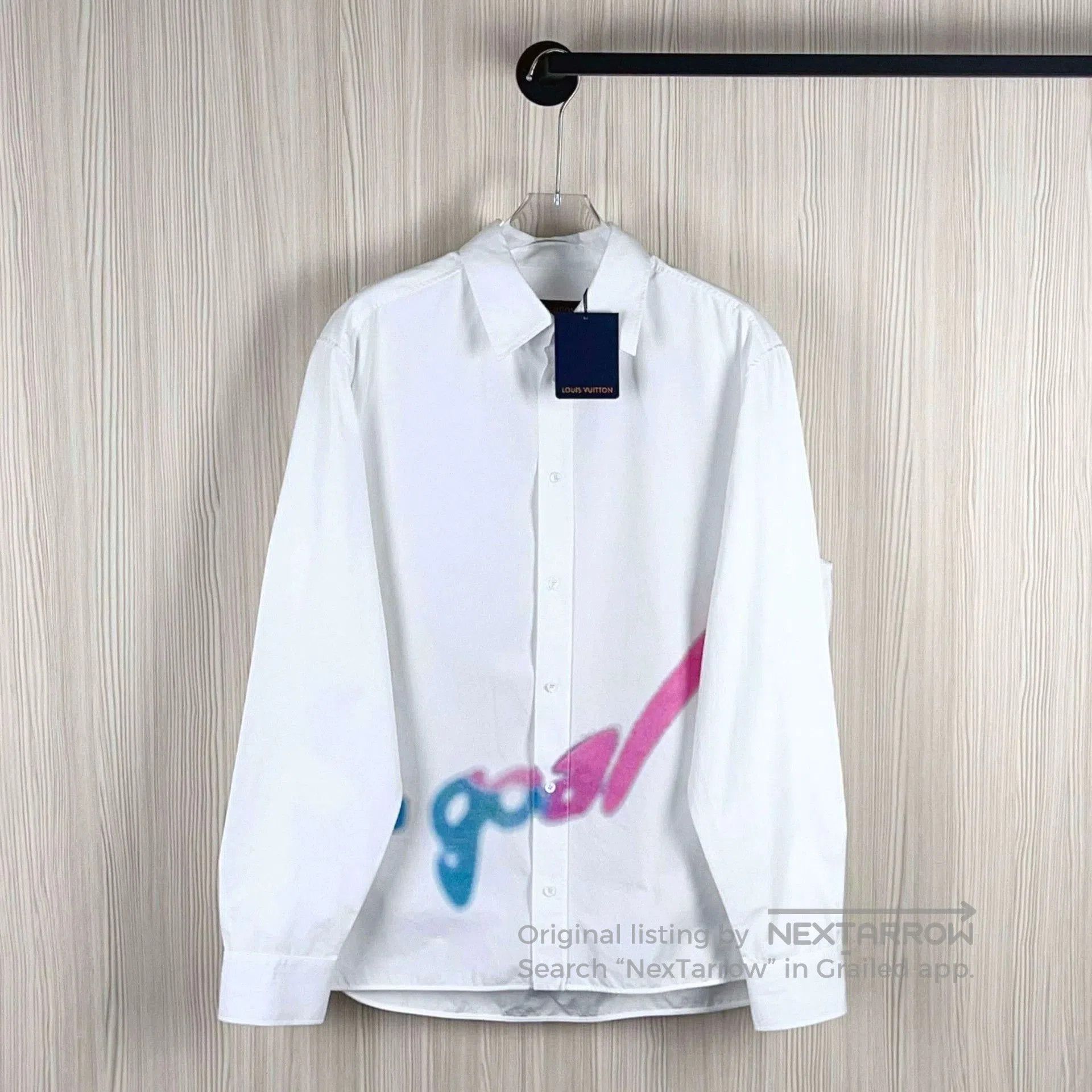 louis vuitton colorful long sleeve shirt.