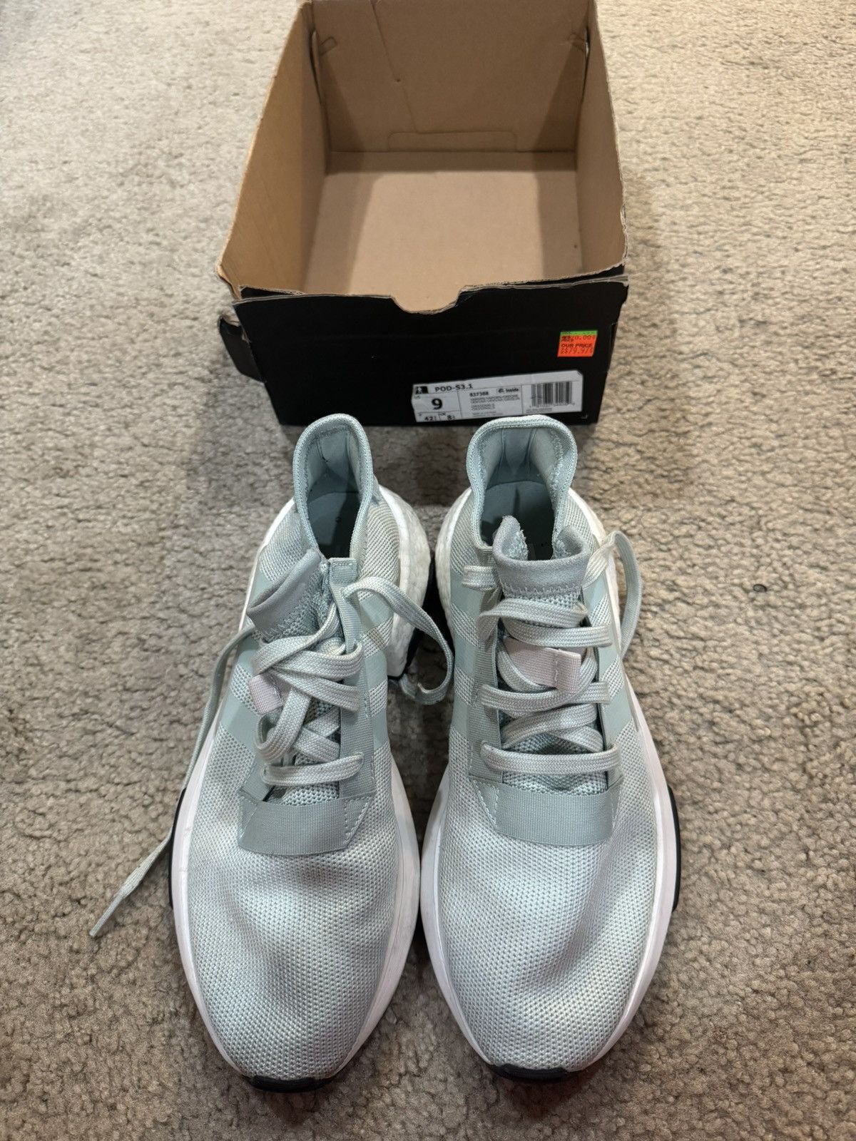 Adidas Vapour Green Running Shoes