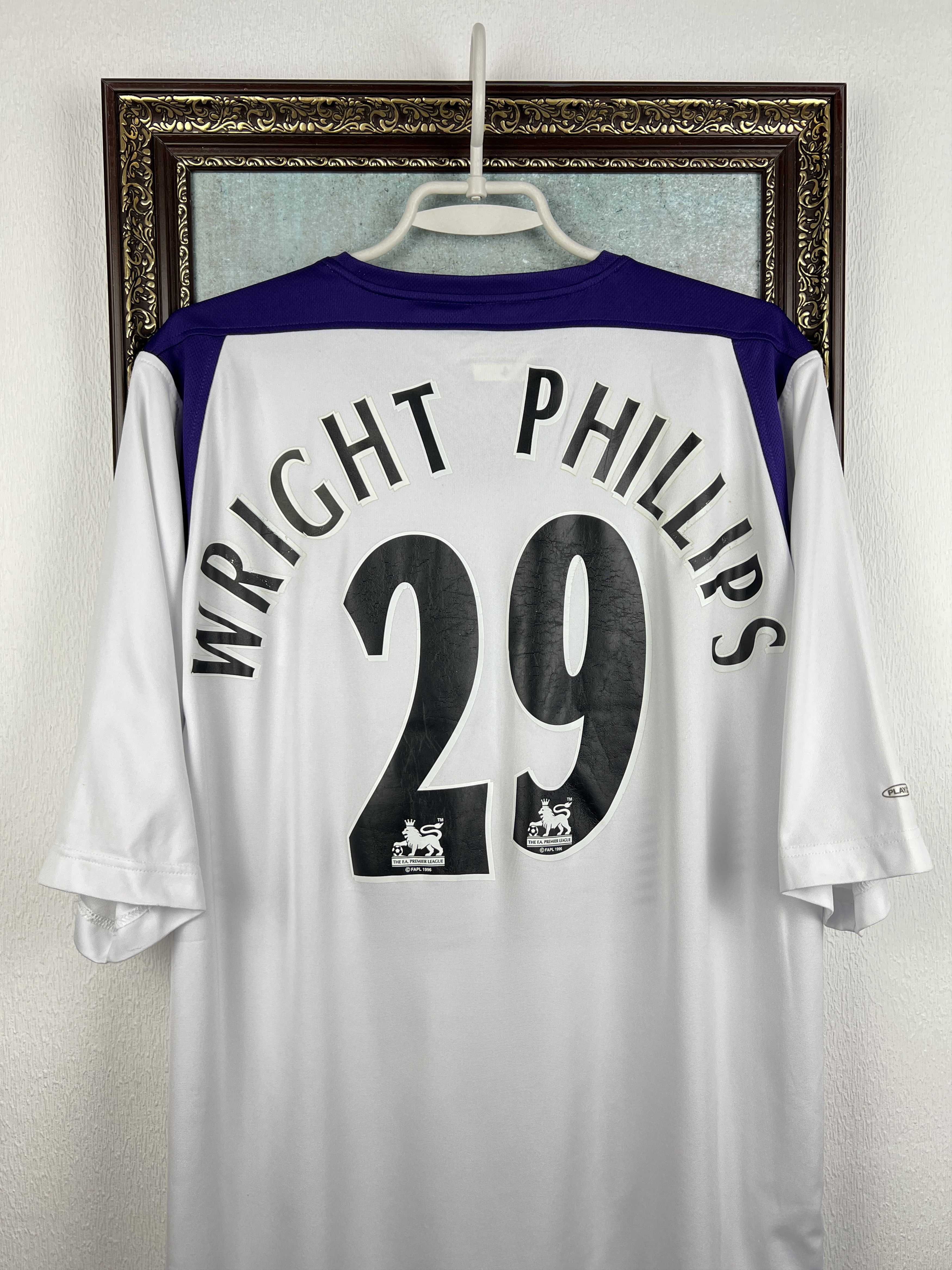 Reebok Manchester City football shirt #29 Wright Phillips Jersey Size US XL / EU 56 / 4 - 10 Thumbnail