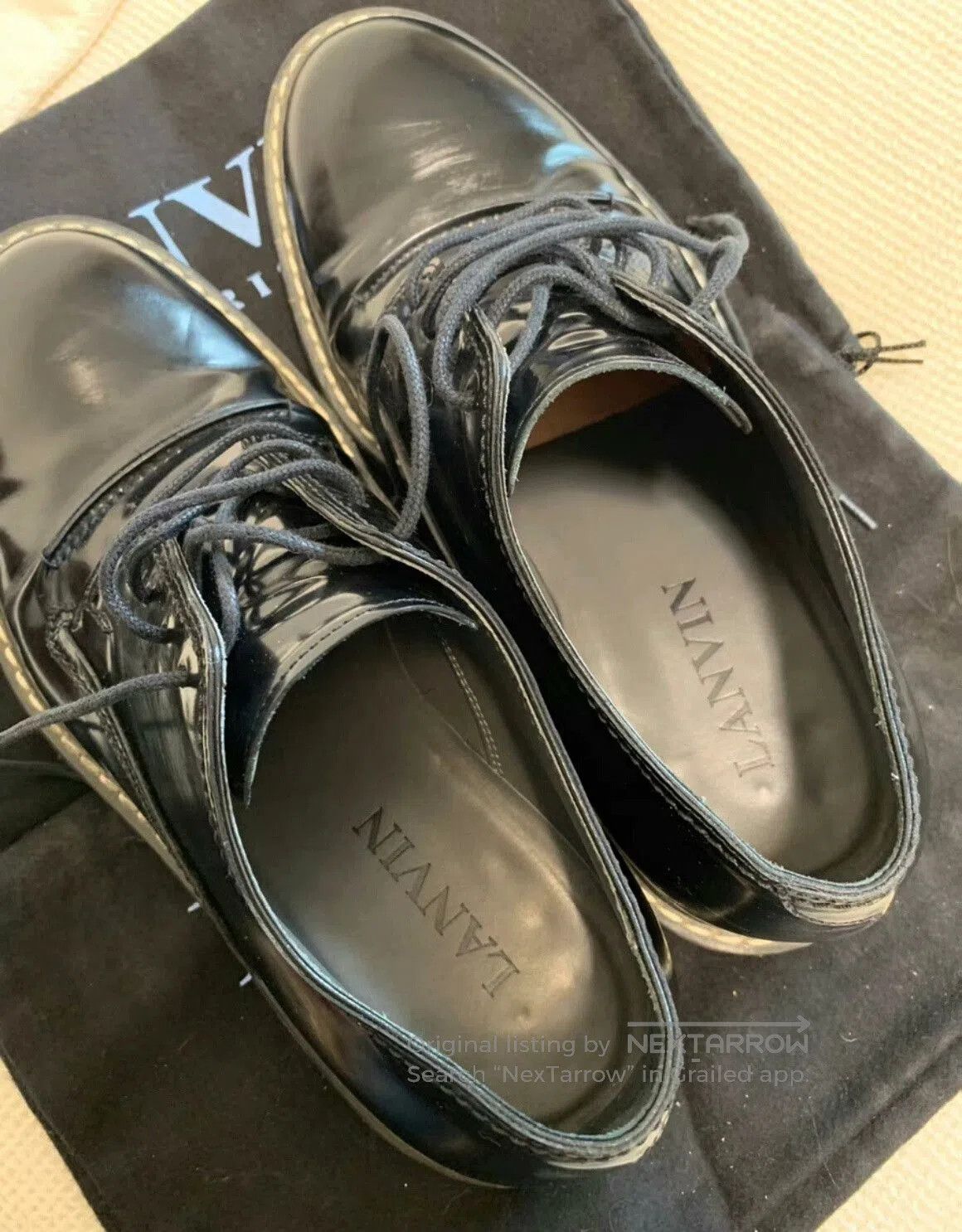 Lanvin Lanvin Derby Shoes with Hidden Height Increase. Size US 7 / EU 40 - 3 Thumbnail